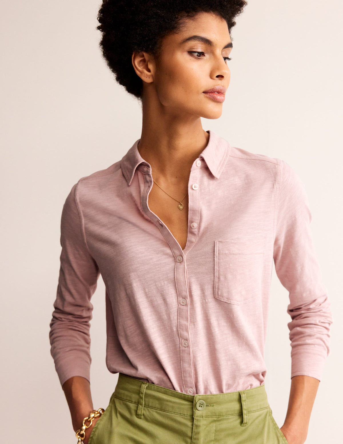 Amelia Jersey Shirt-Milkshake - Image 2