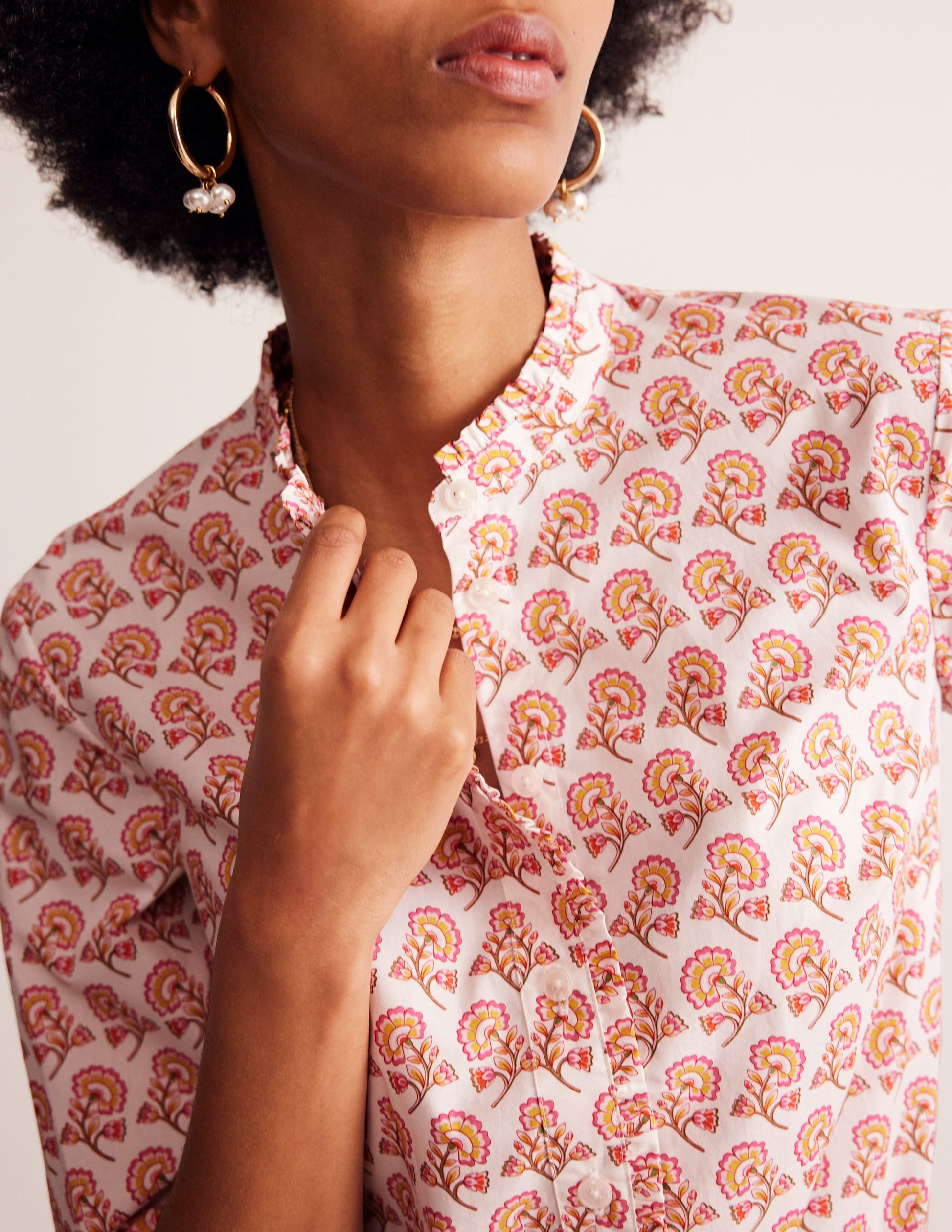Phoebe Shirt-Ivory, Azelia SprIg-2