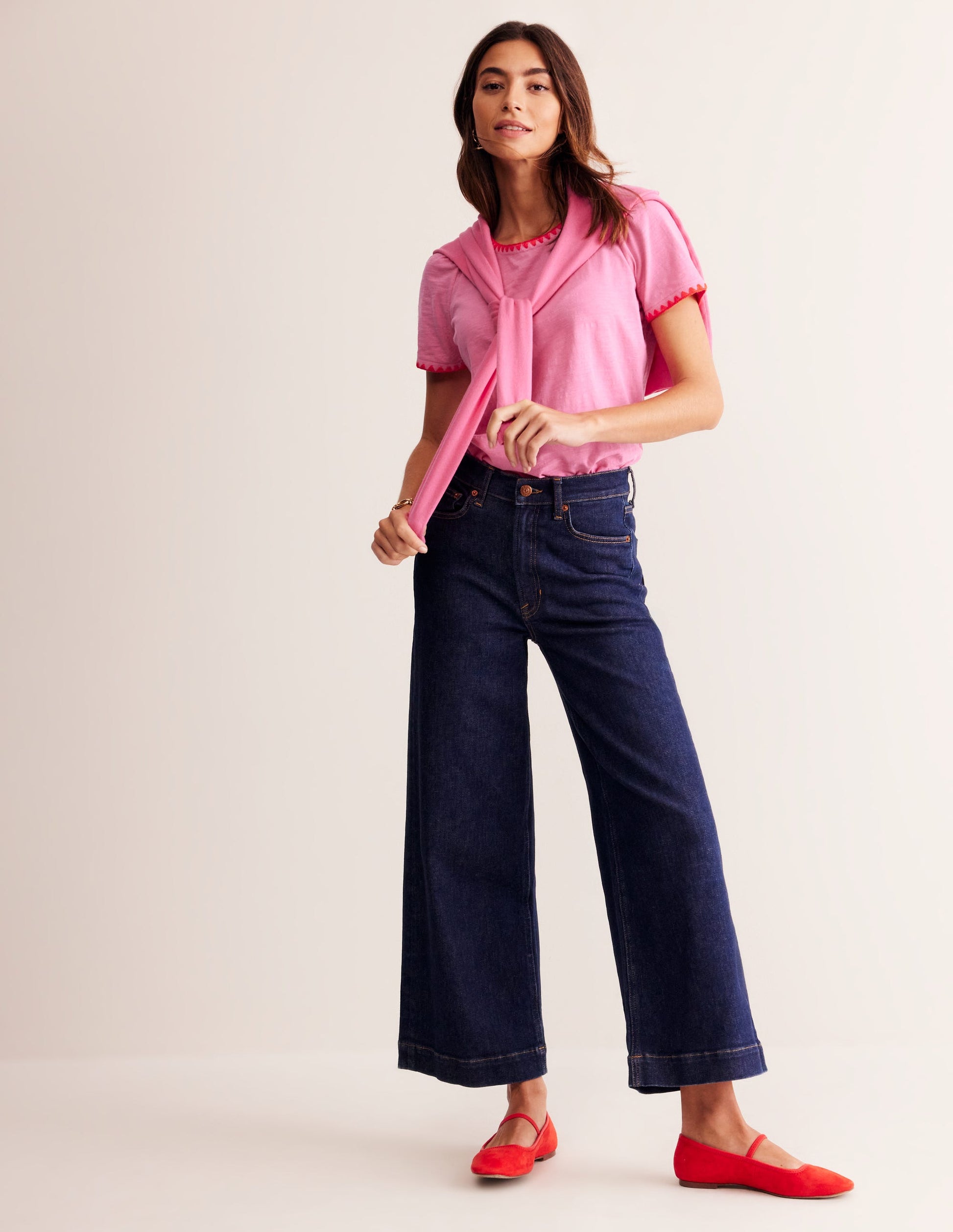 Ali Crochet T-shirt-Sangria Sunset-4