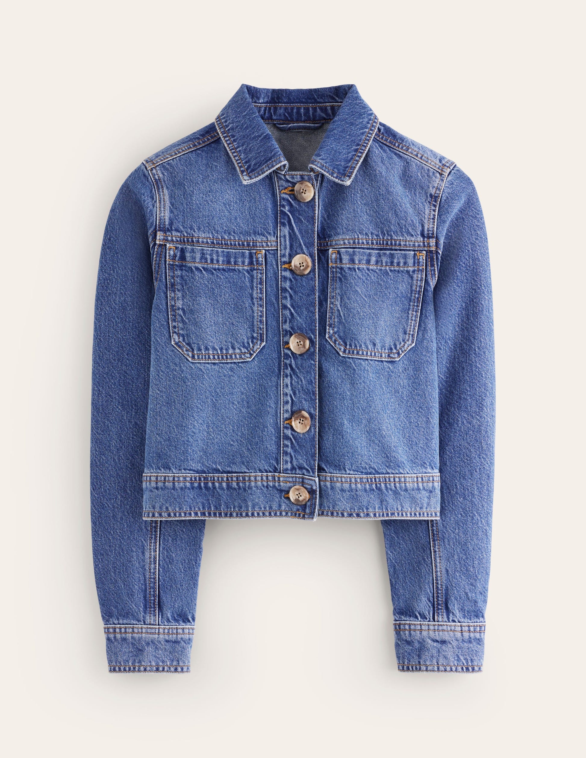 Denim Chore Jacket-Mid Vintage-7
