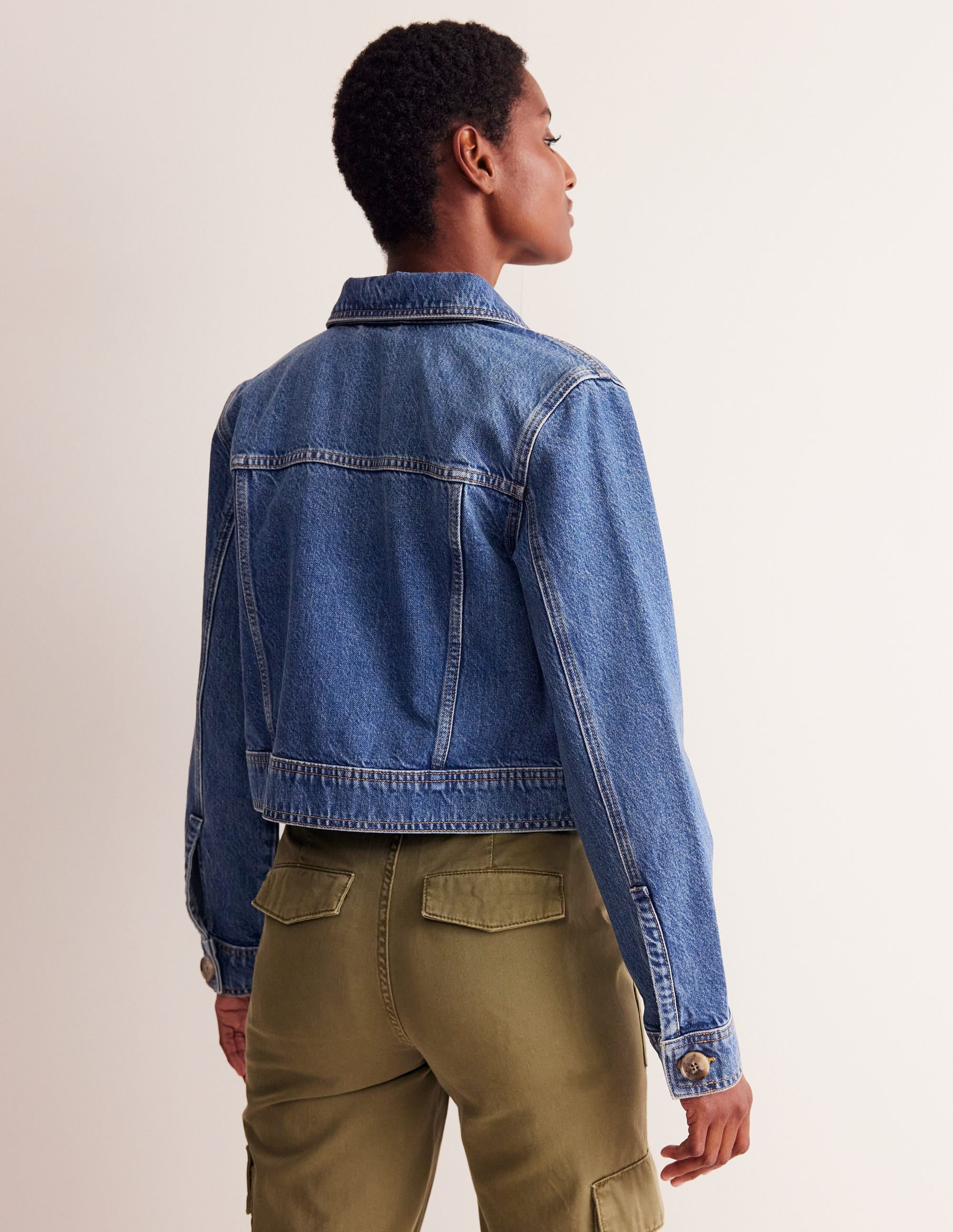 Denim Chore Jacket-Mid Vintage - Image 3