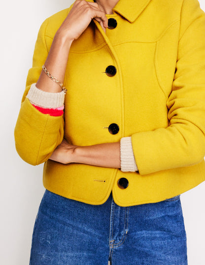 Oxford Melton Jacket-Ceylon Yellow-2