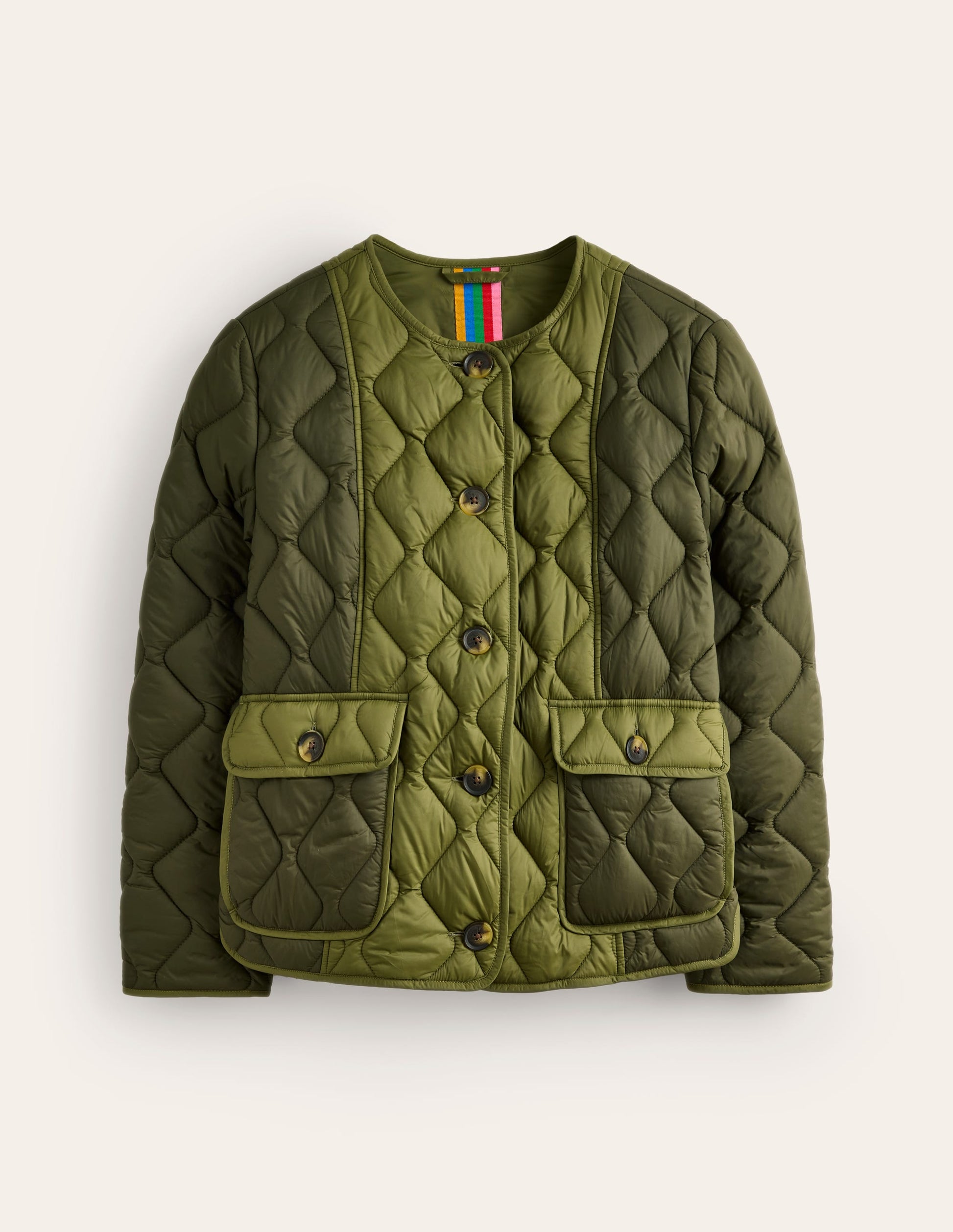 Derby Quilted Jacket-Winter Moss-8