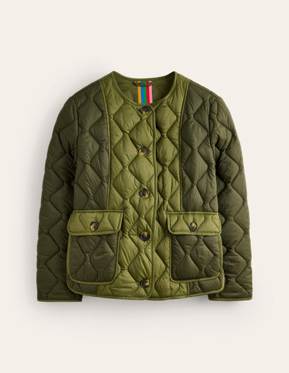 Derby Quilted Jacket-Winter Moss-8