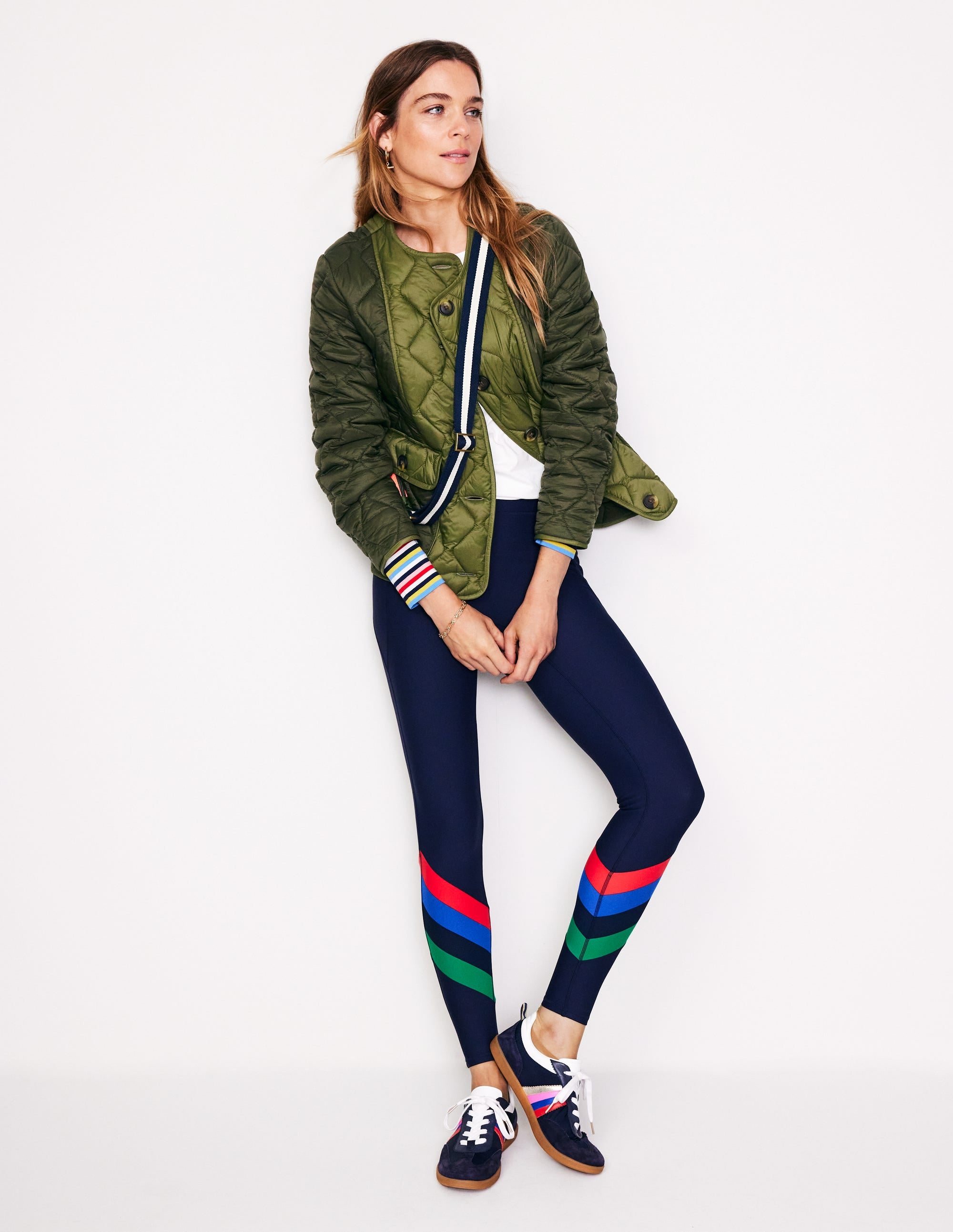 Derby Quilted Jacket-Winter Moss - Image 6