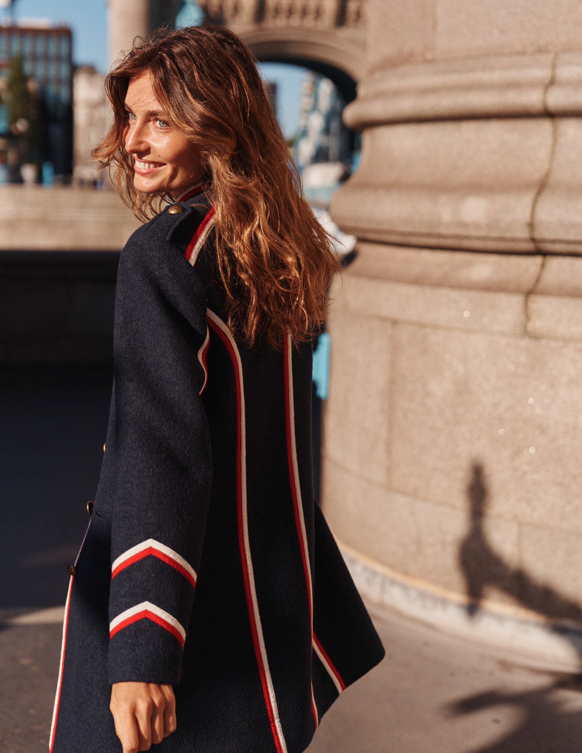 Hamilton Tipped Coat-Tipped Navy-8