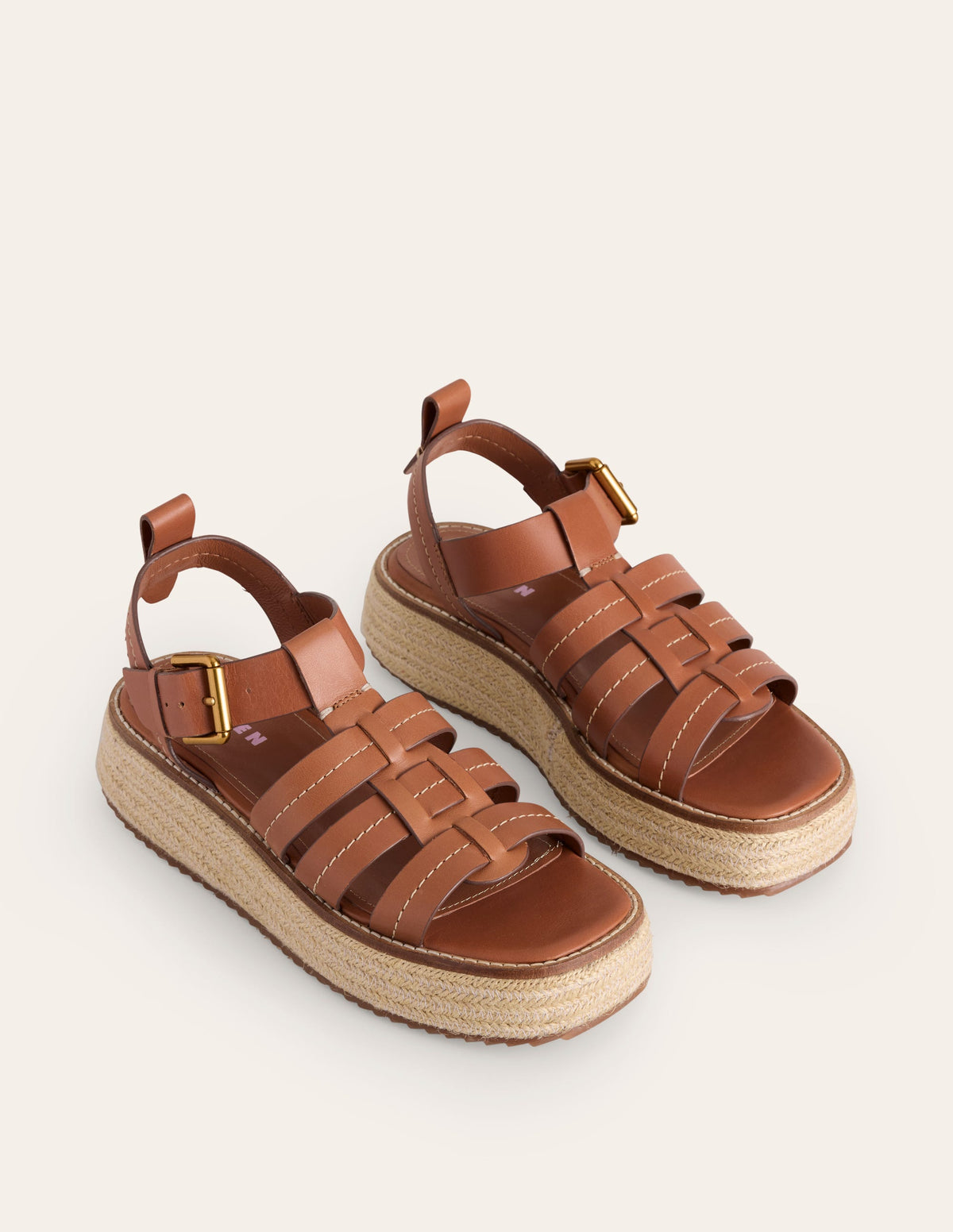 Chunky Fisherman Sandal-Tan - Image 3
