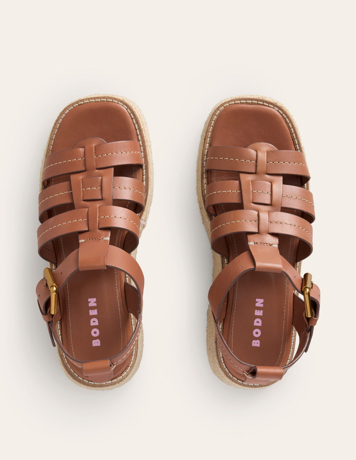 Chunky Fisherman Sandal-Tan-5