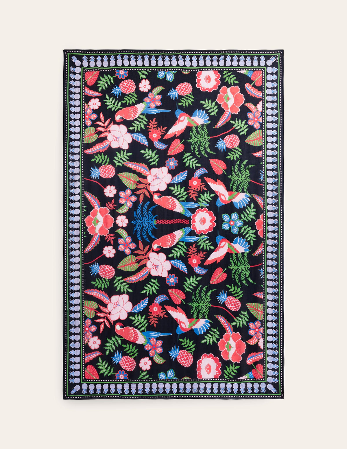 Printed Sarong Scarf-Multi, Tropic Parrot-4