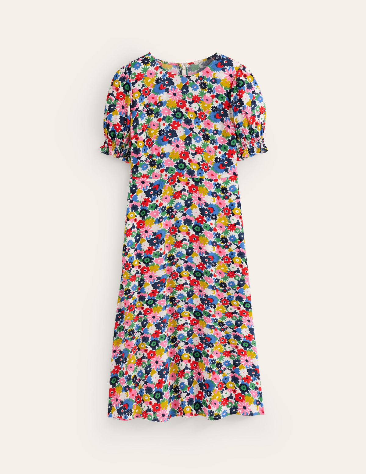 Corinne Midi Tea Dress-Multi, Paintbox Ditsy - Image 5