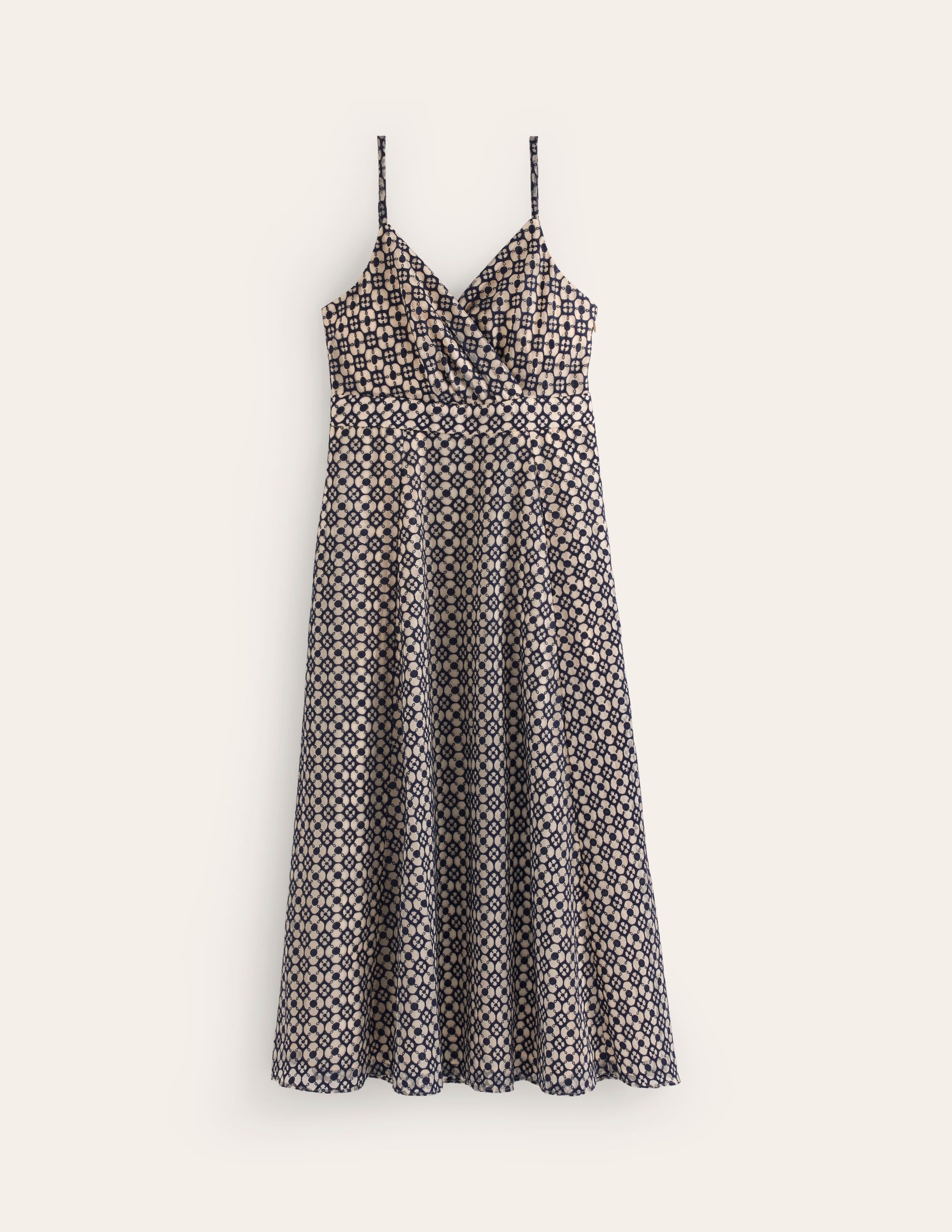 Organza Strappy Occasion Dress-Navy - Image 5