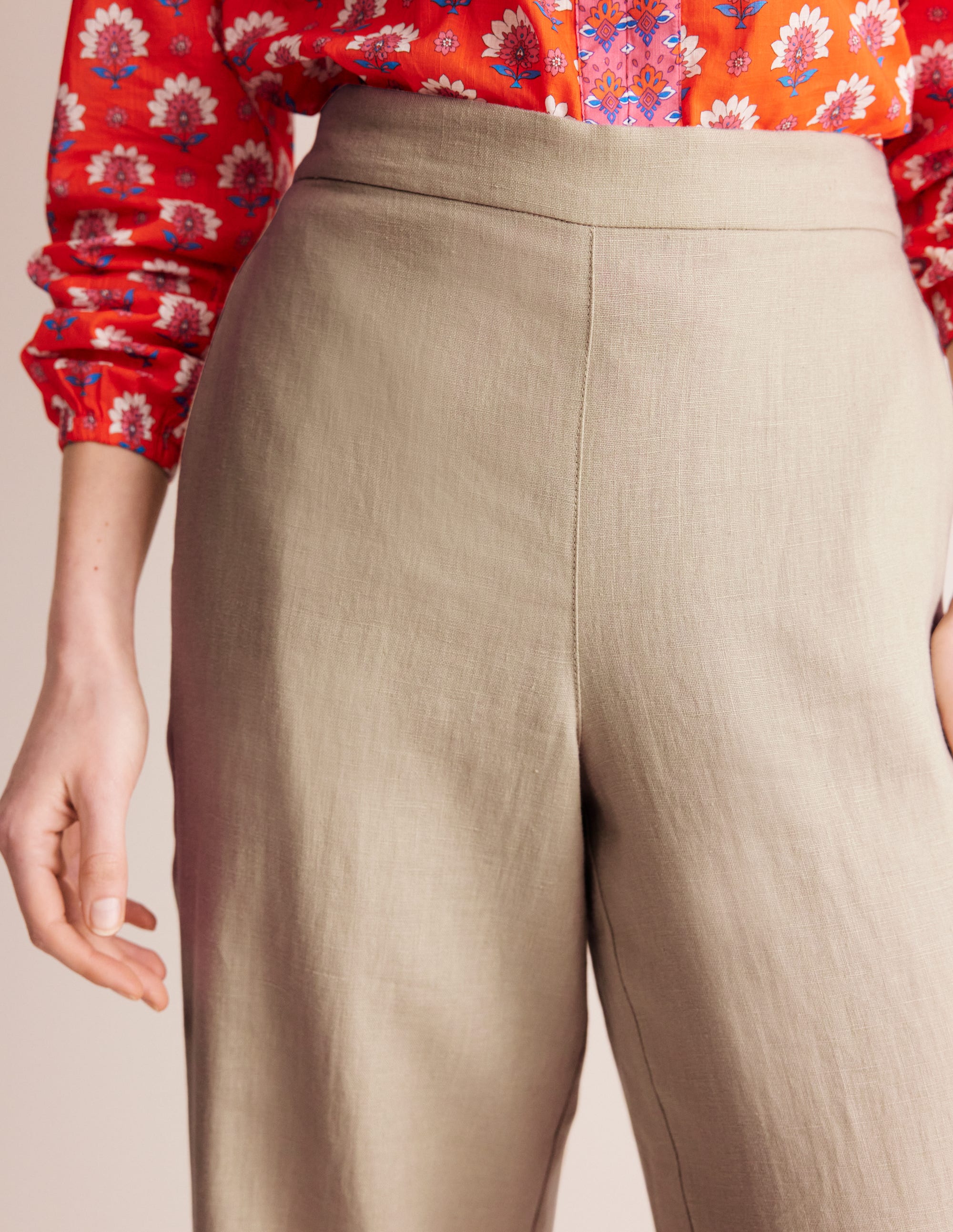 Hampstead Linen Trousers-Fields of Rye - Image 2