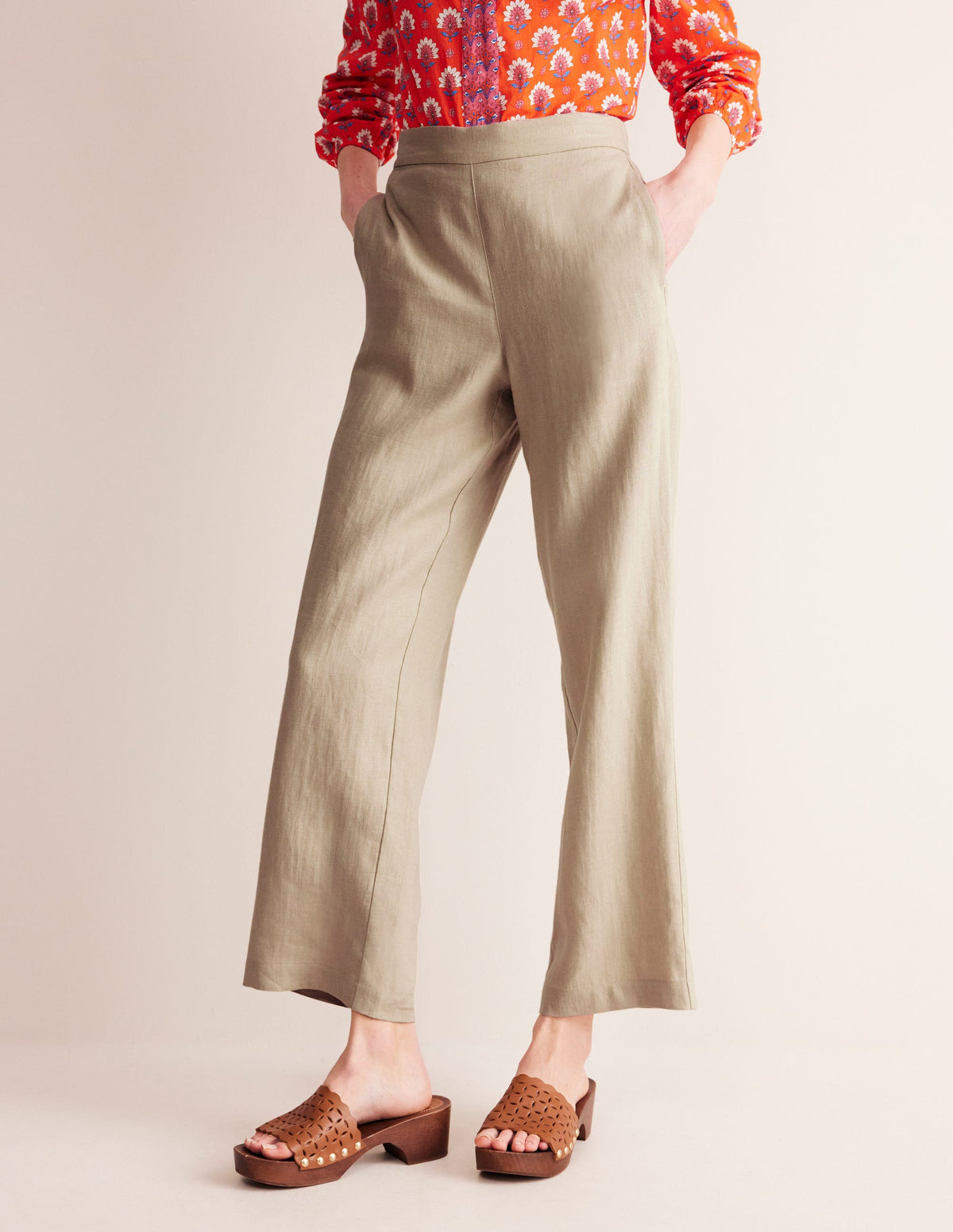 Hampstead Linen Trousers-Fields of Rye - Image 4