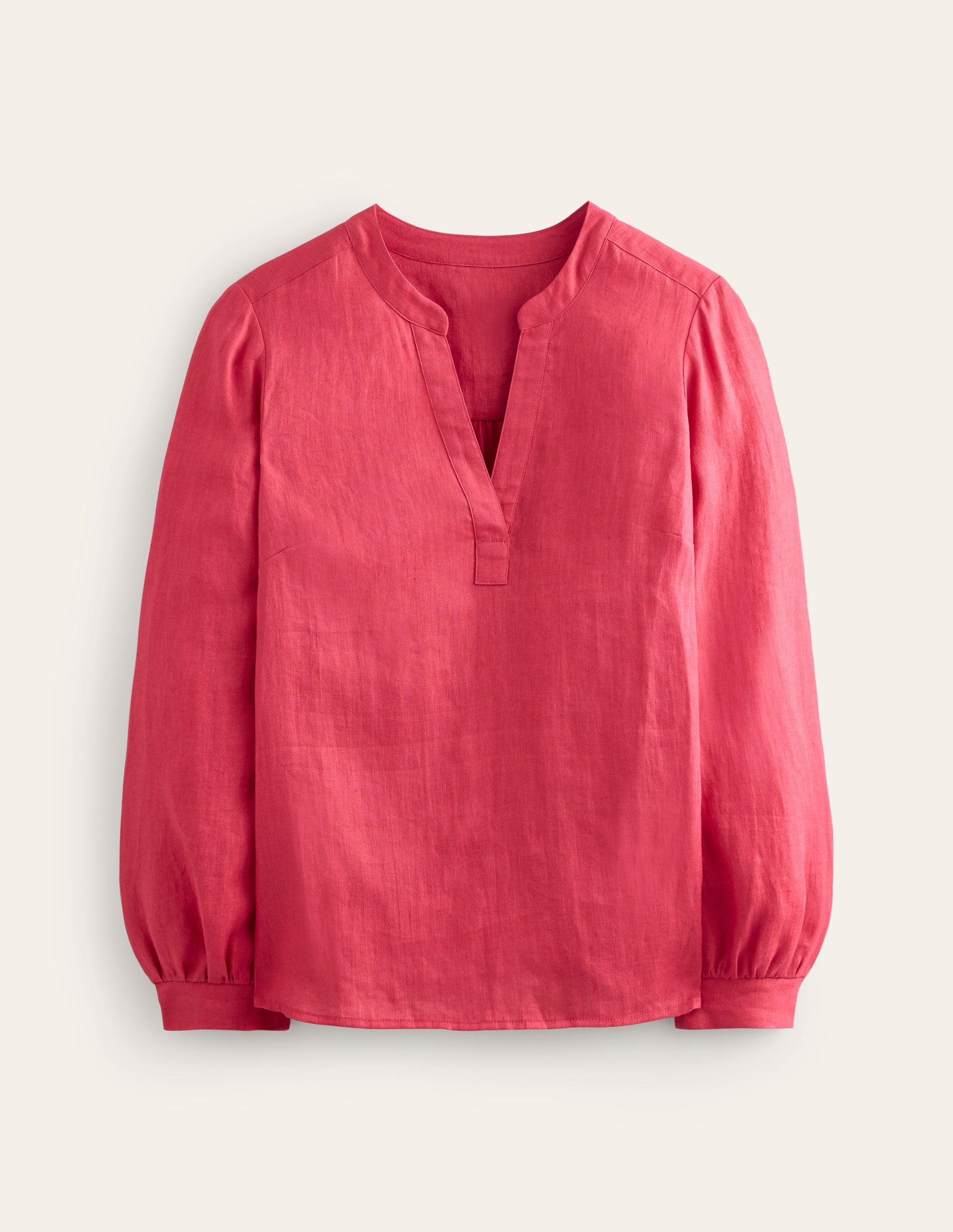 Alice Linen Top-Rethink Pink-2