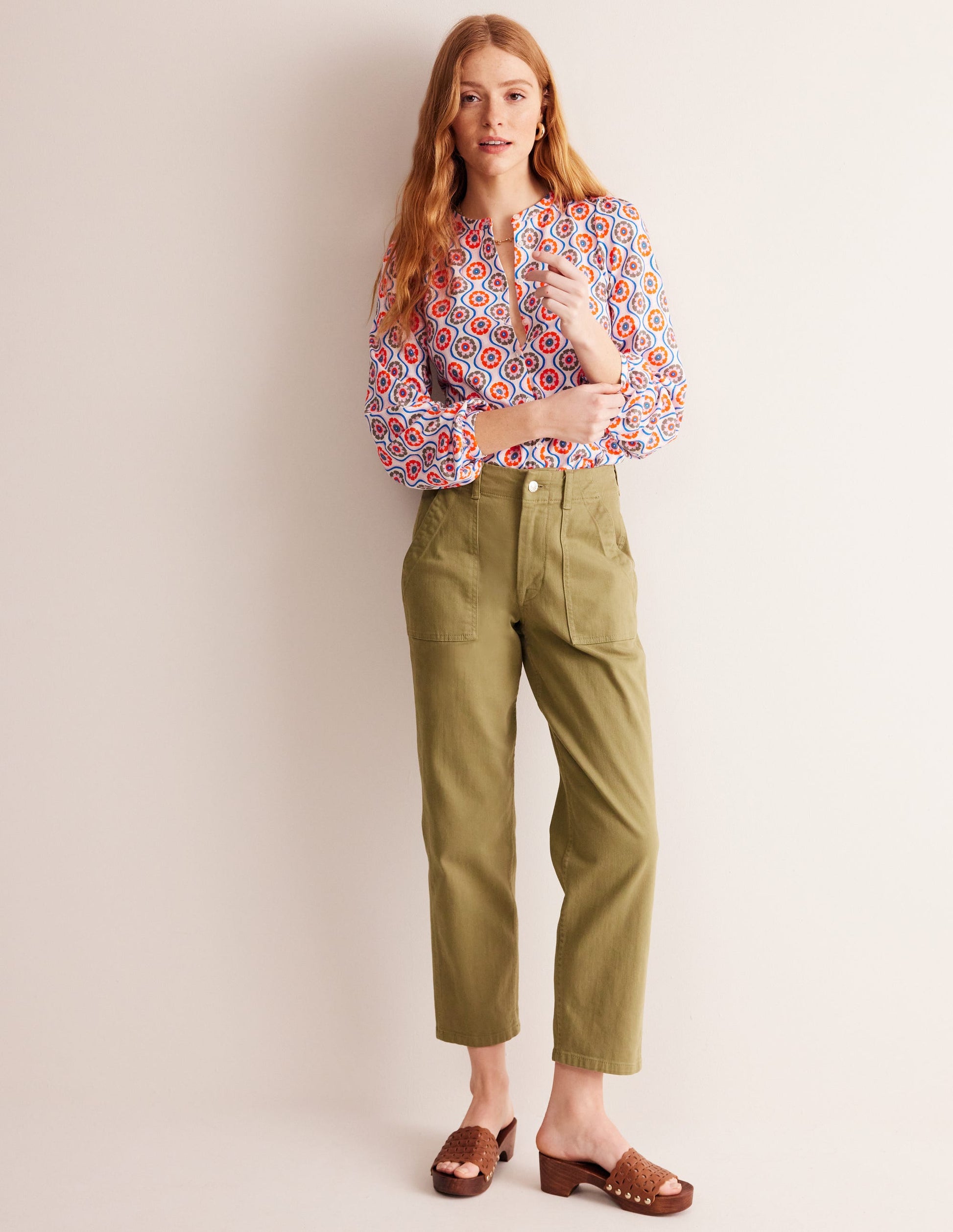 Marina Jersey Shirt-Multi, Geo Floral-4