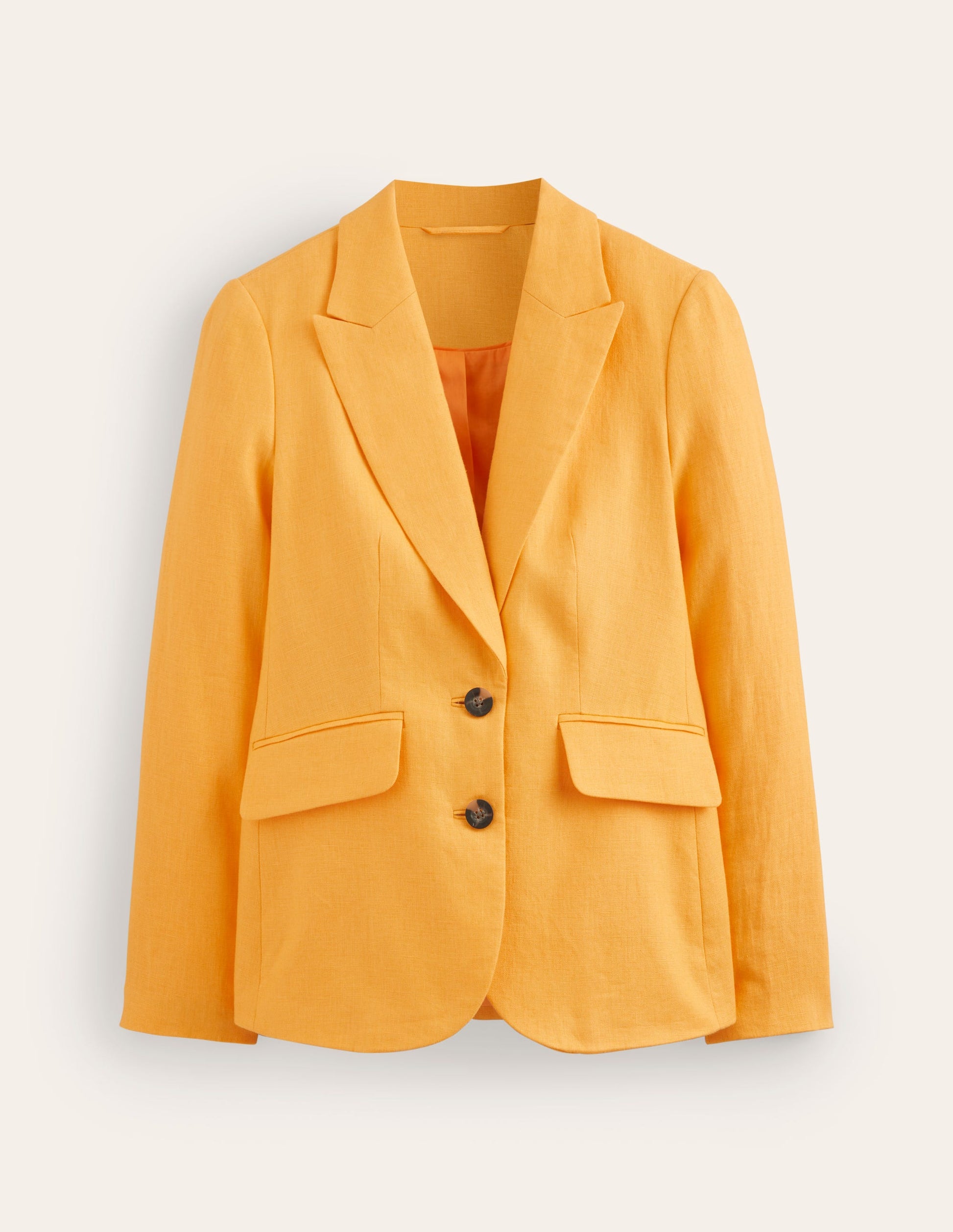 Marylebone Linen Blazer-Artisan Gold-6