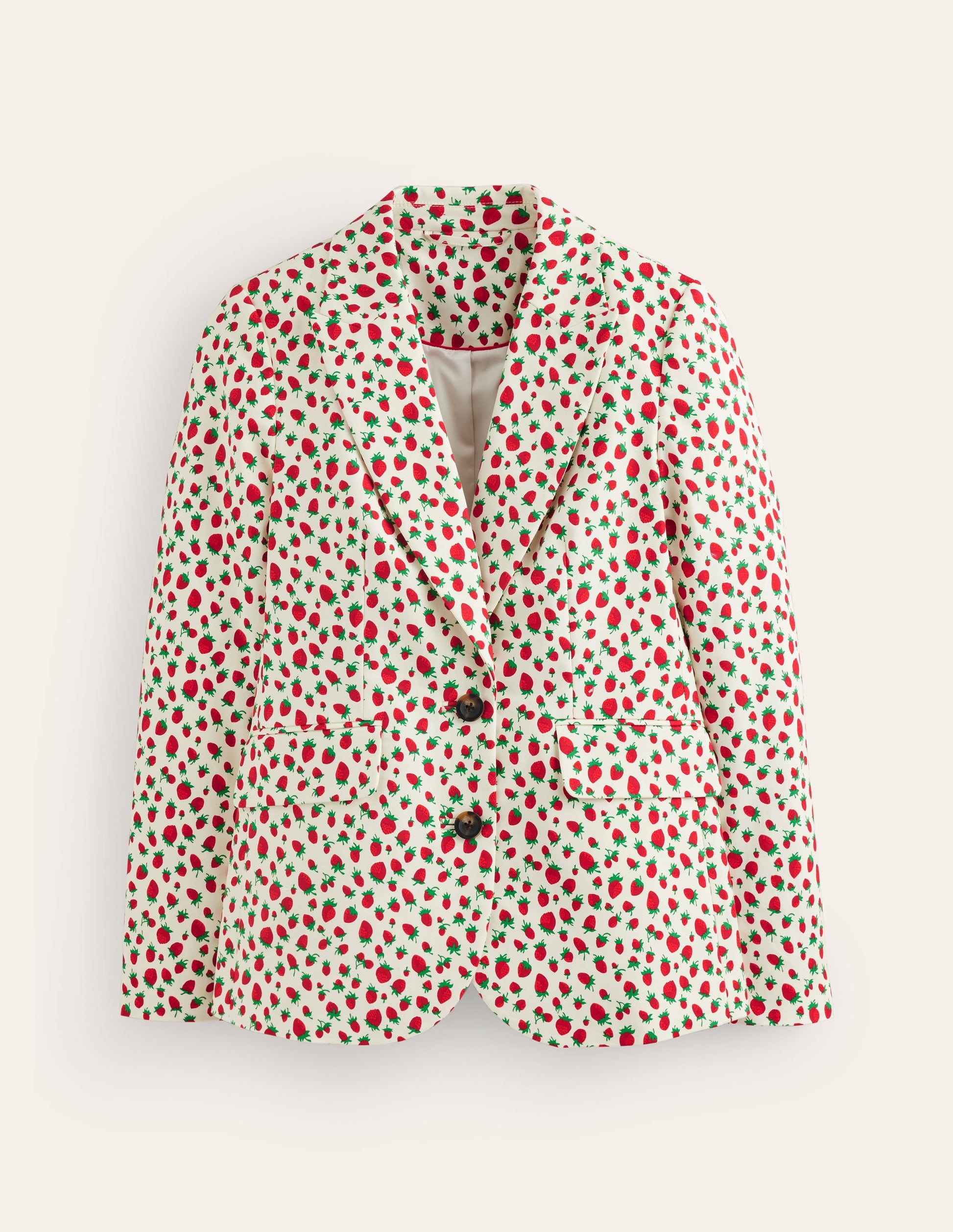 Marylebone Sateen Blazer-Multi, Strawberry Vine-6