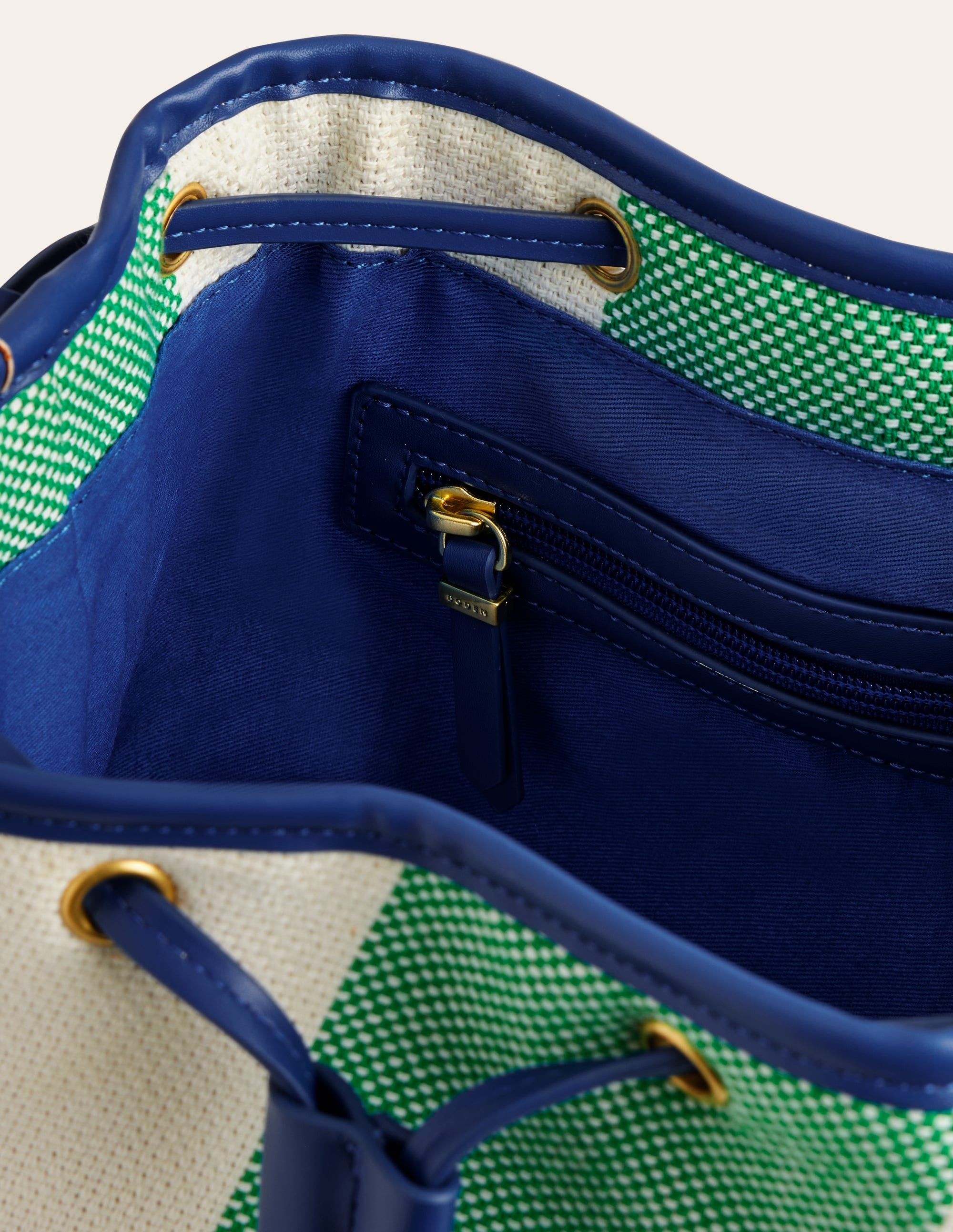 Bucket Bag-Green Stripe - Image 4