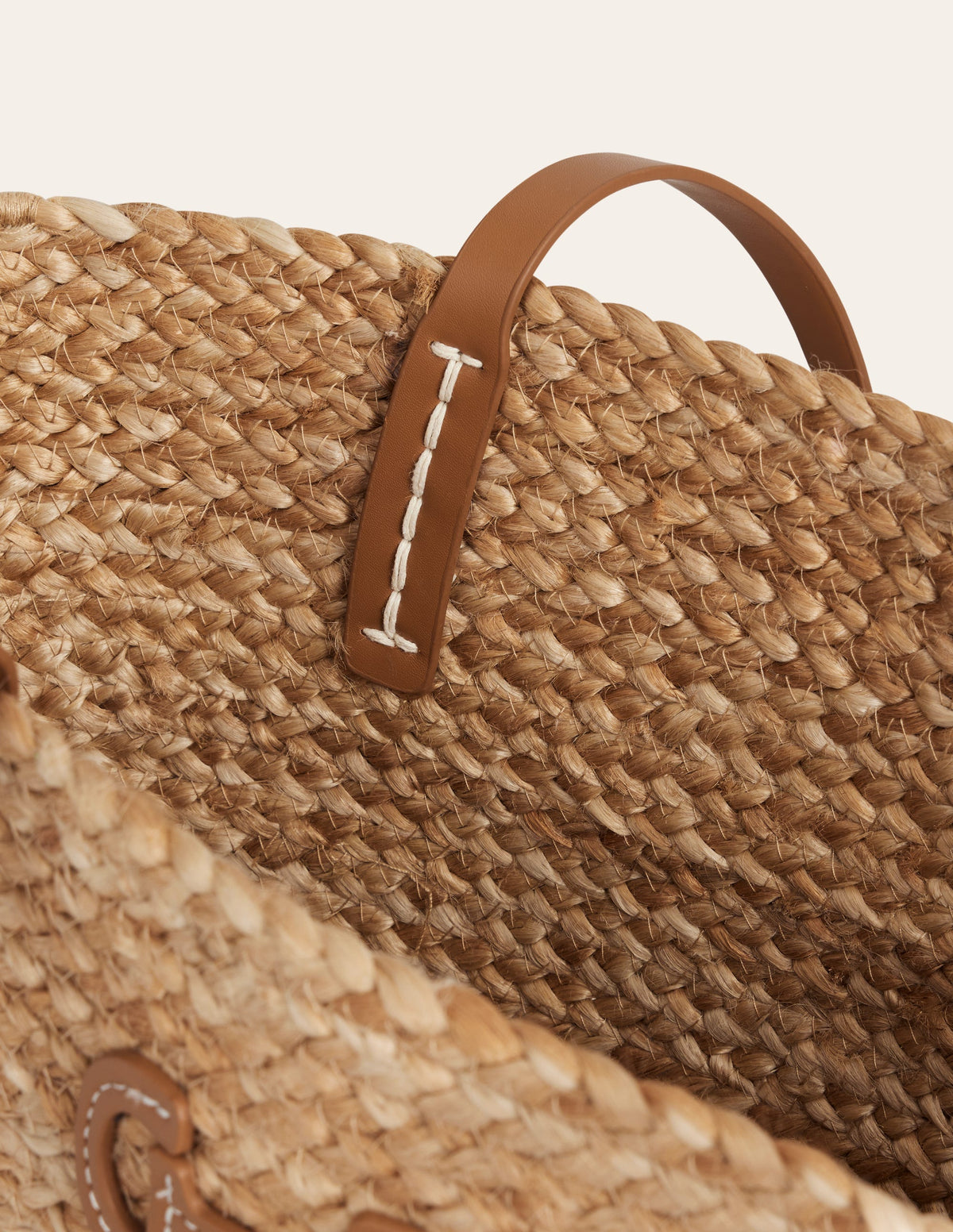 Woven Summer Basket Bag-Natural-4