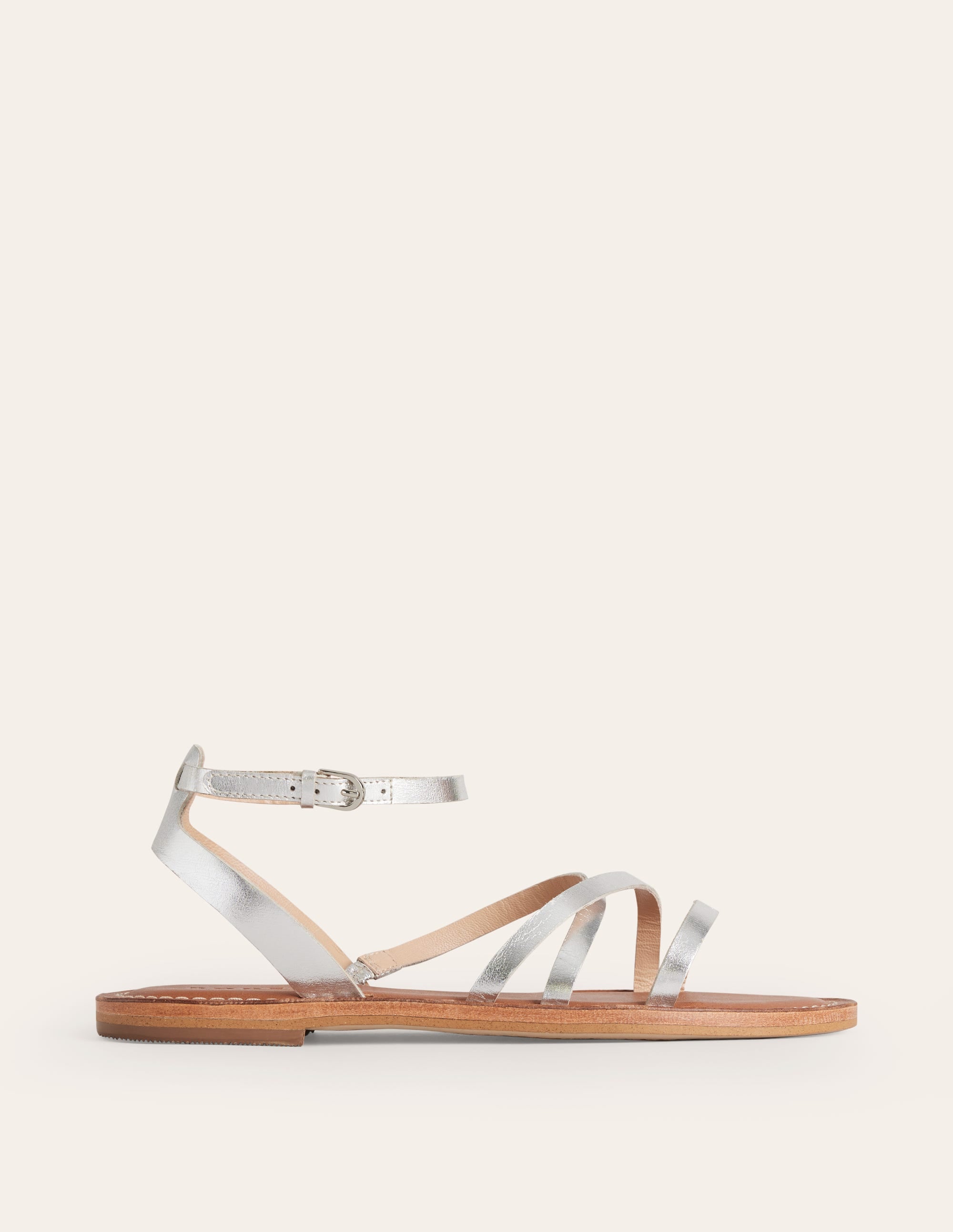 Women's silver sandals 