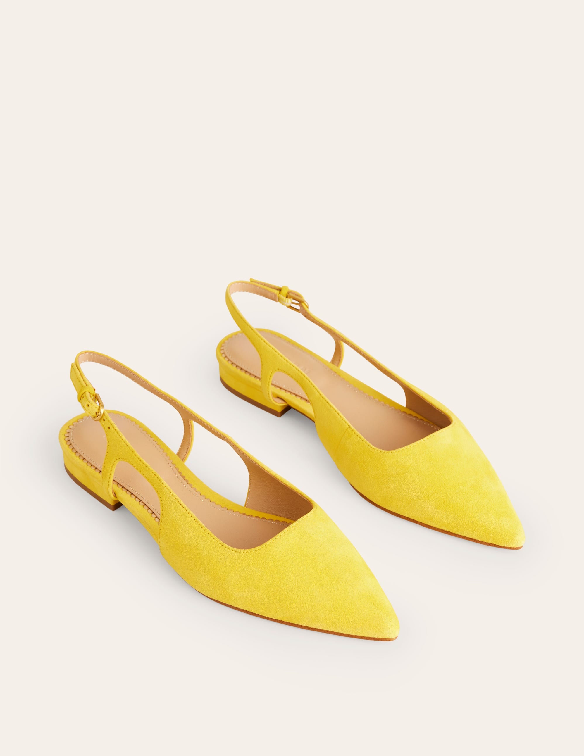 Cut Out Slingback Flat-Maximillion Yellow - Image 3