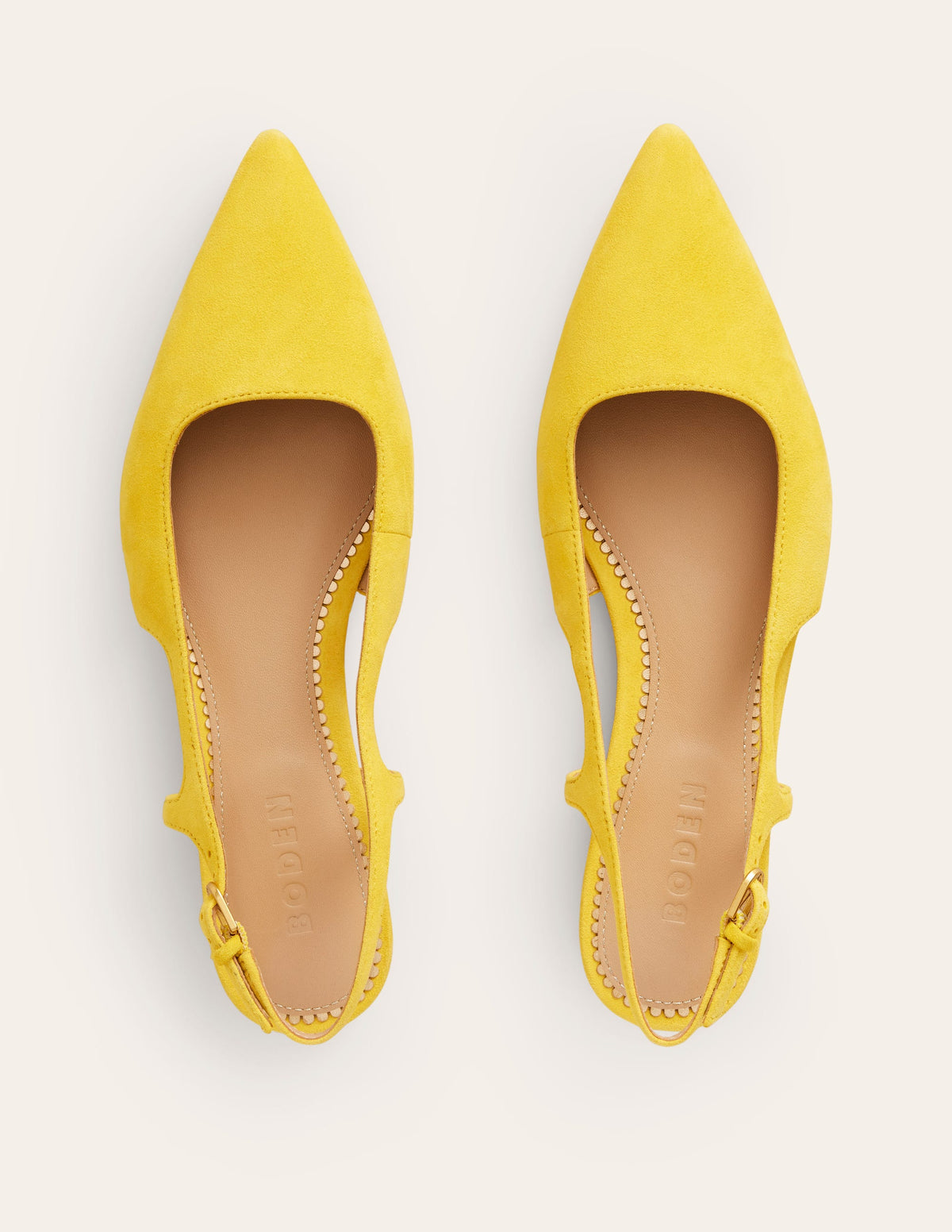 Cut Out Slingback Flat-Maximillion Yellow - Image 5
