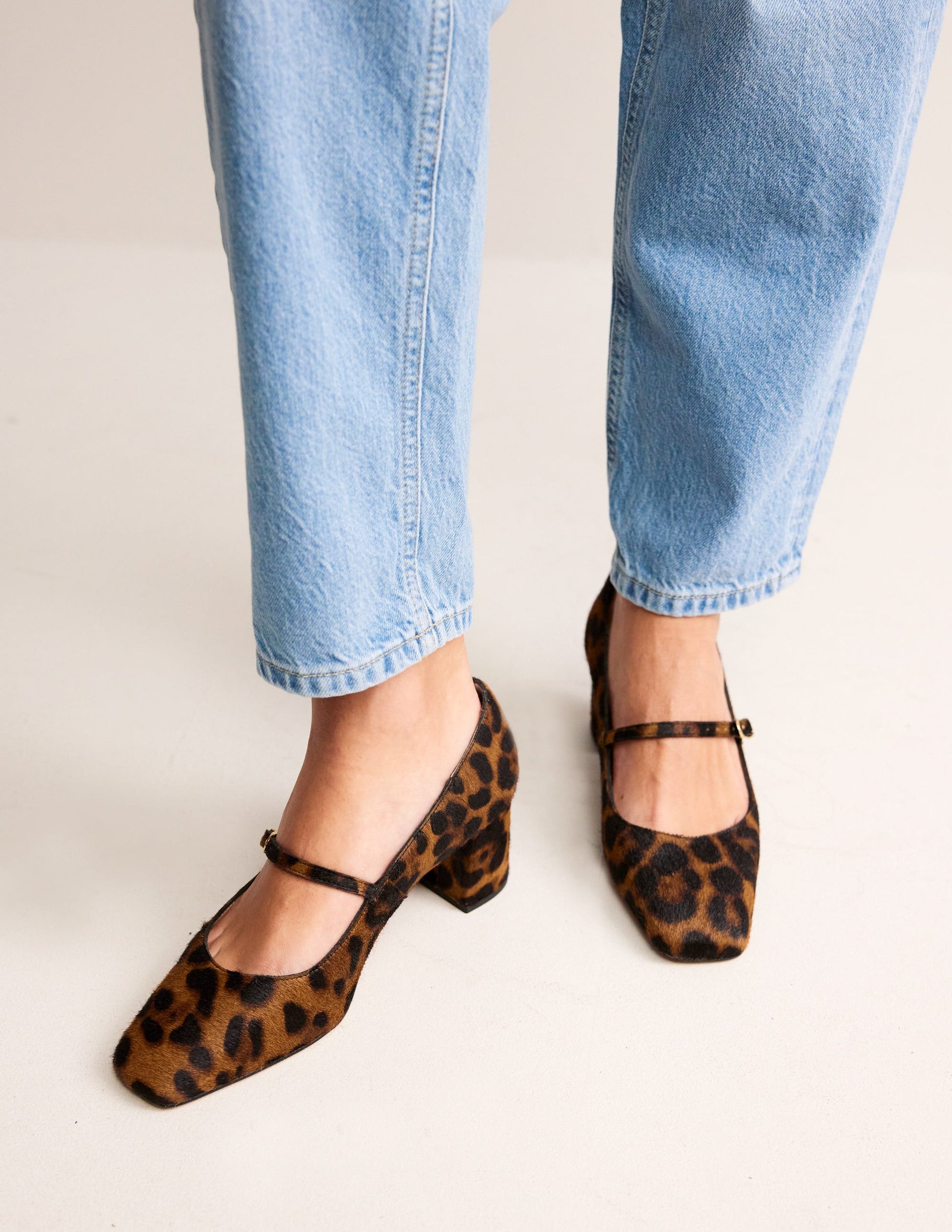Block Heel Mary Jane-Classic Leopard-1