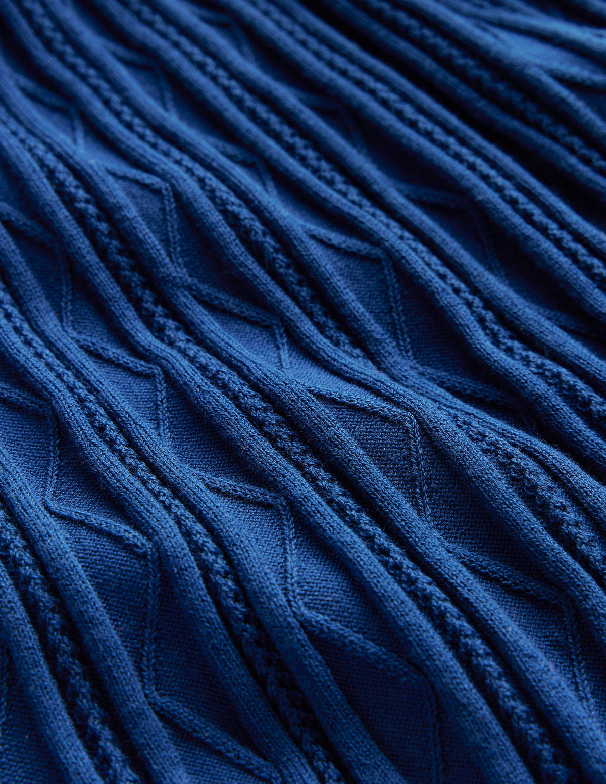 Imogen Empire Knitted Dress-Navy Peony - Image 6