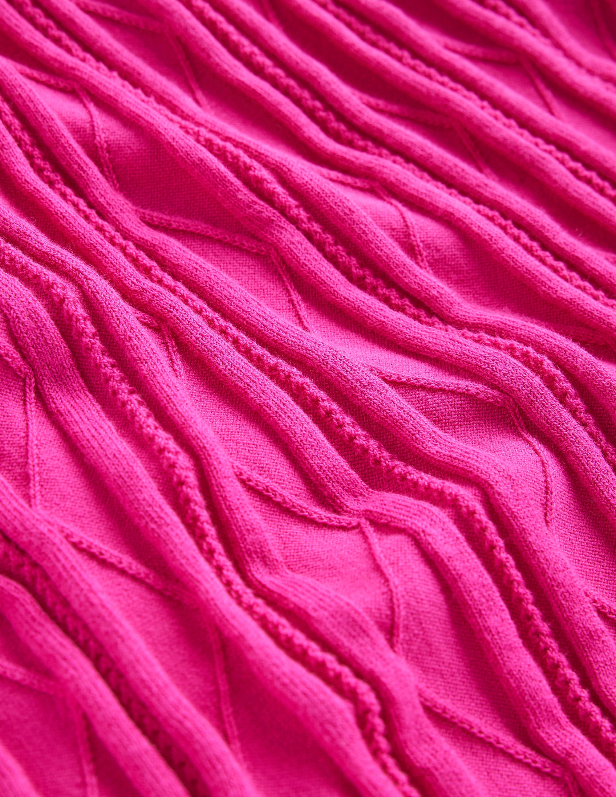 Imogen Empire Knitted Dress-Rose Violet - Image 6