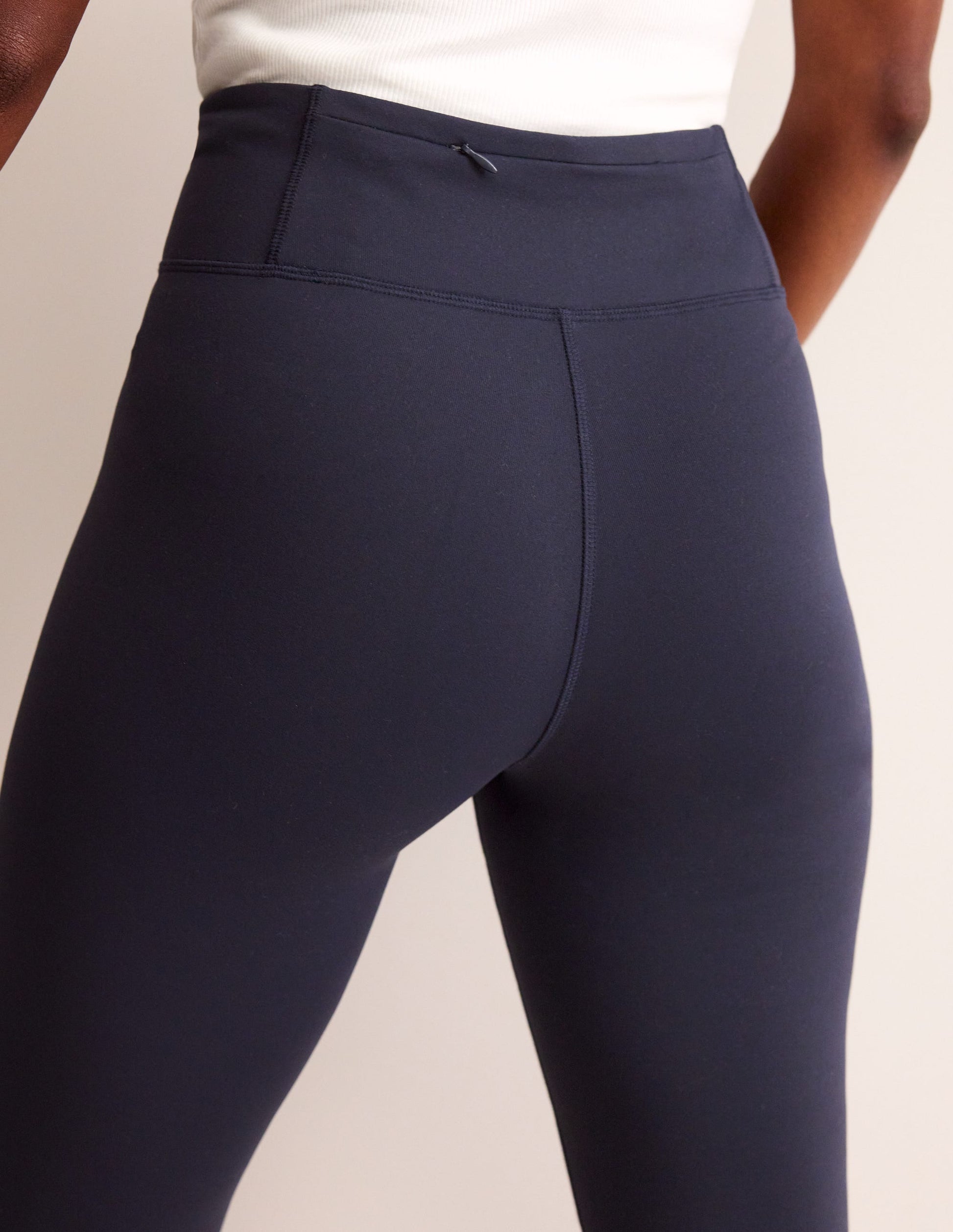 High Waisted Leggings-Navy-2