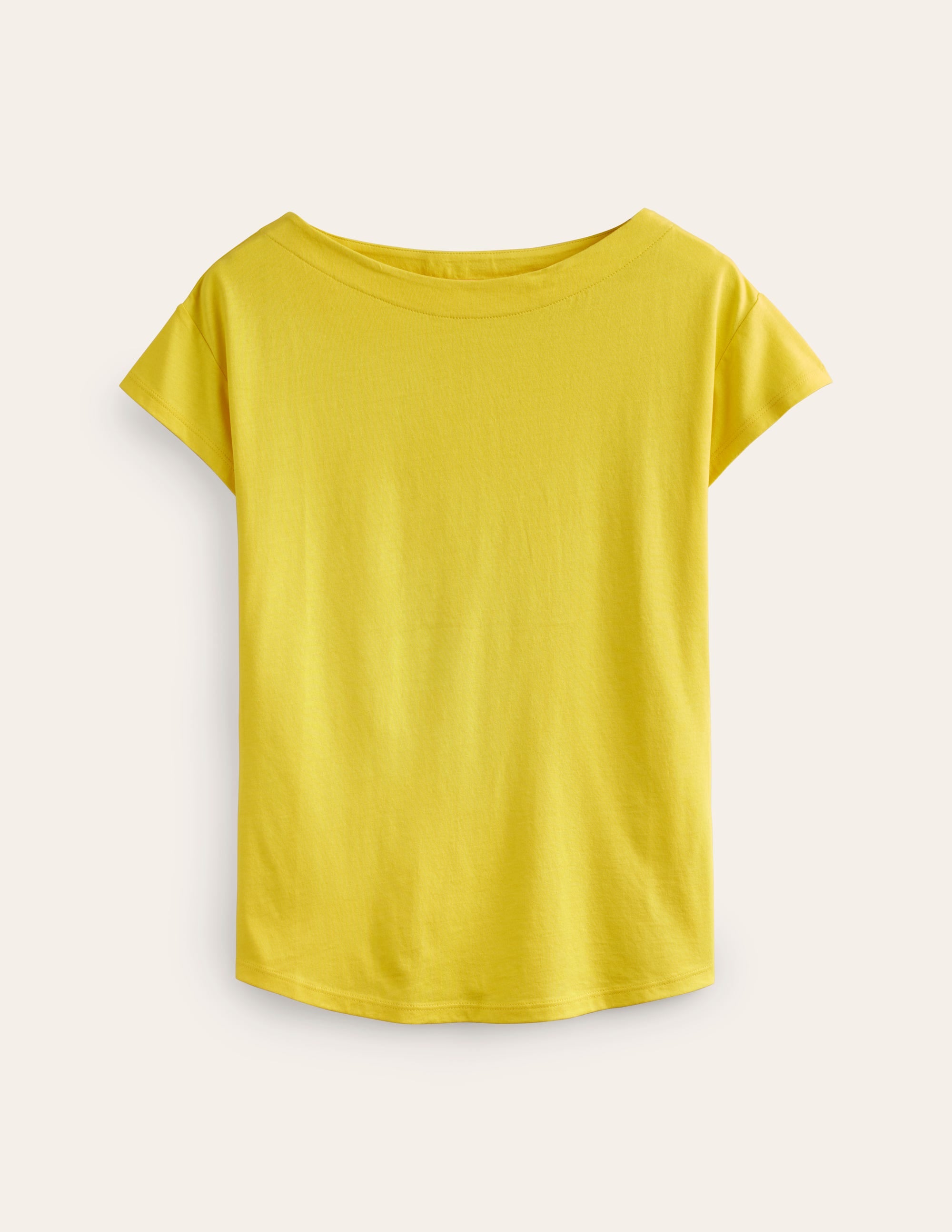 Supersoft Boat Neck T-Shirt-Green Sheen - Image 5