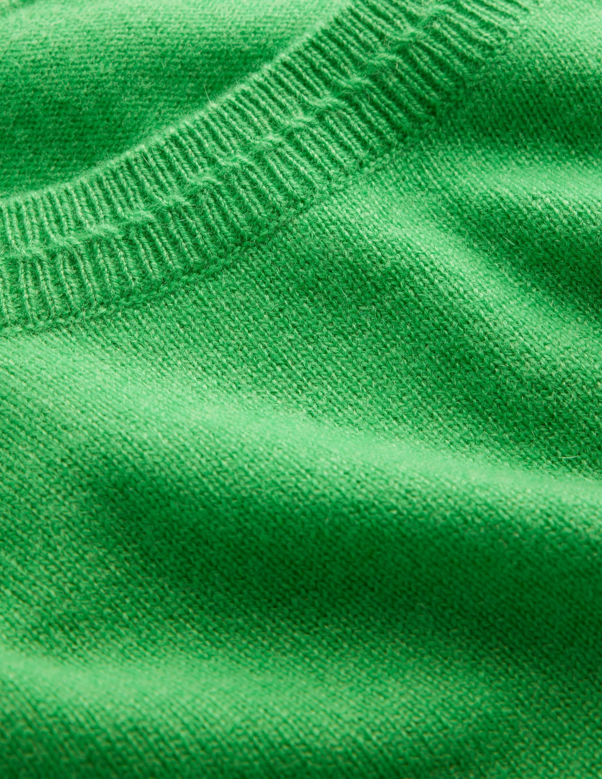 Eva Cashmere Crew Neck Jumper-Bright Green-6