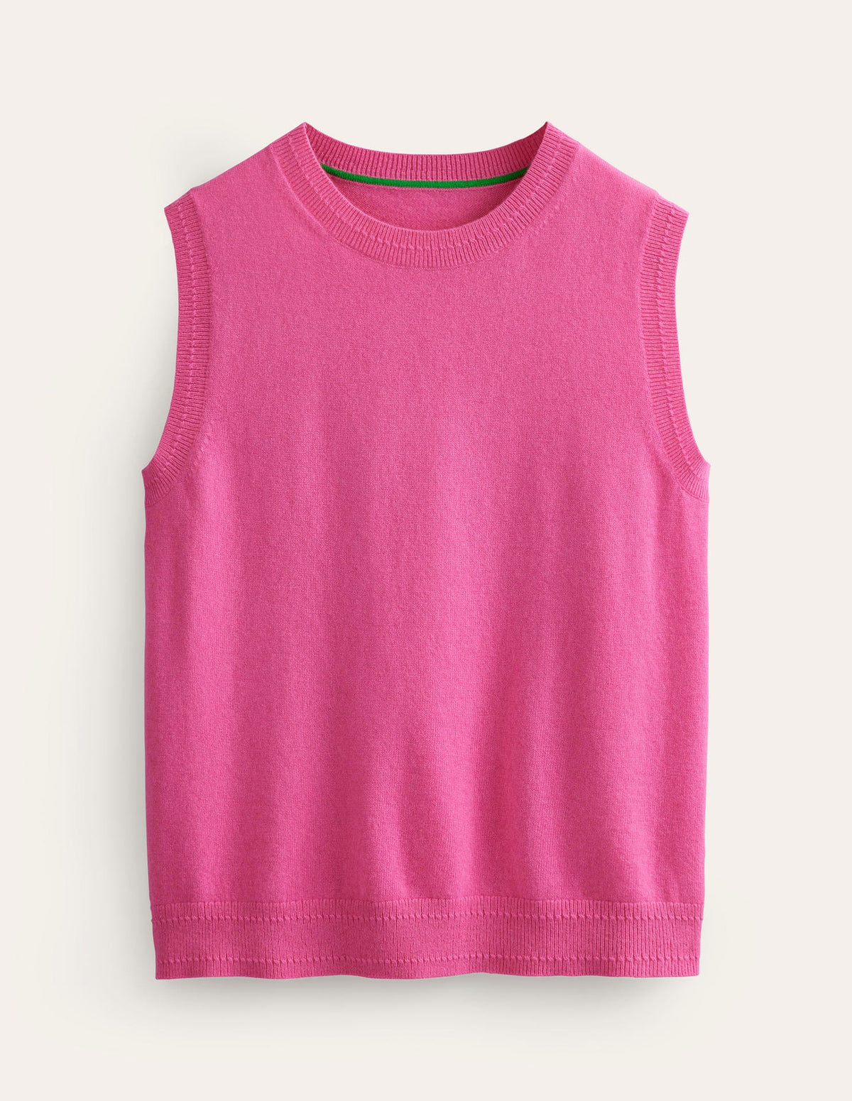 Eva Cashmere Tank-Party Pink - Image 5