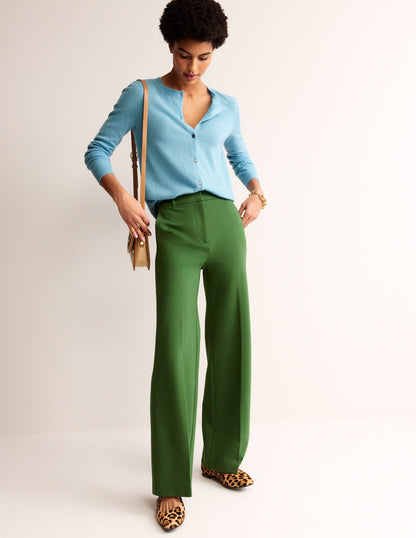 Eva Cashmere Crew Cardigan-Air Blue-4