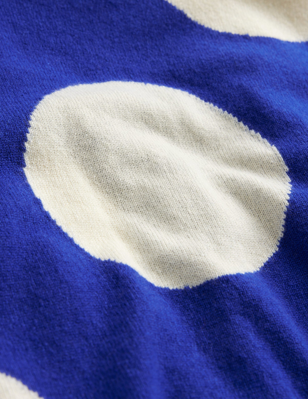 Lydia Cashmere Jumper-Bright Blue, Spots-7