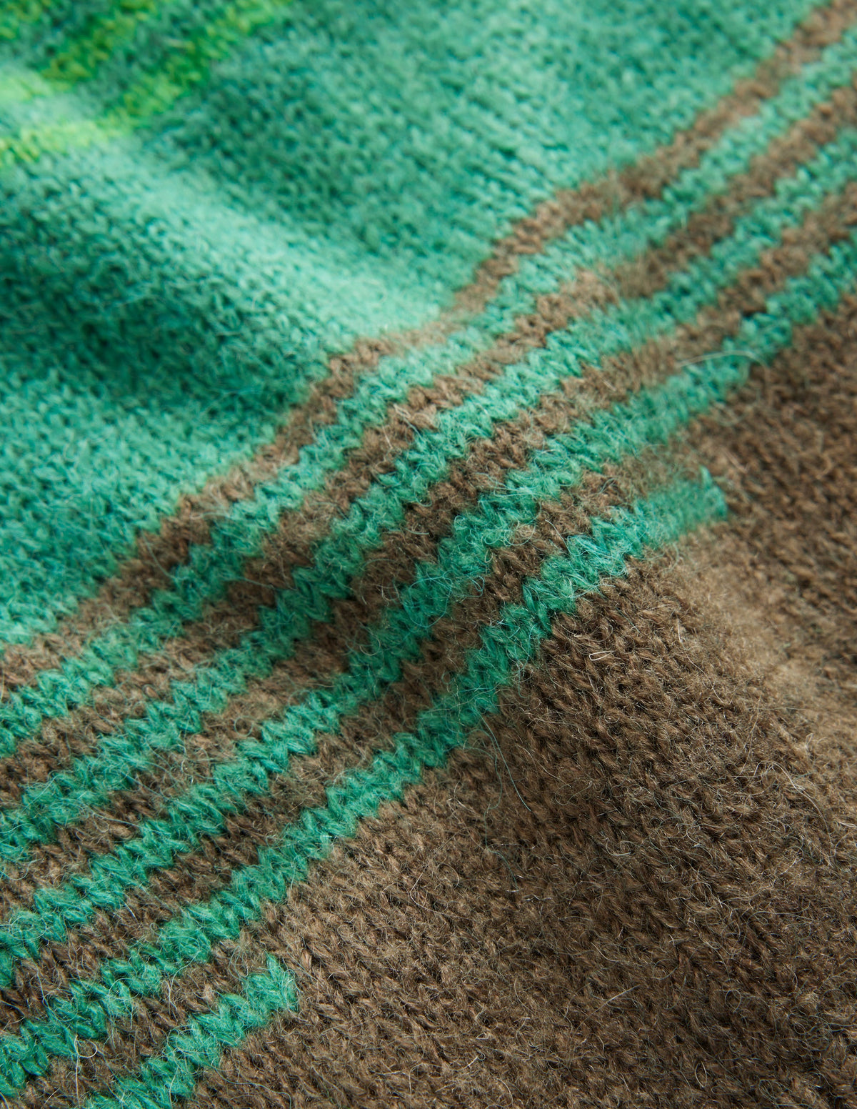 Scenic Crew Neck Jumper-Bright Green, Scenic Intarsia-6