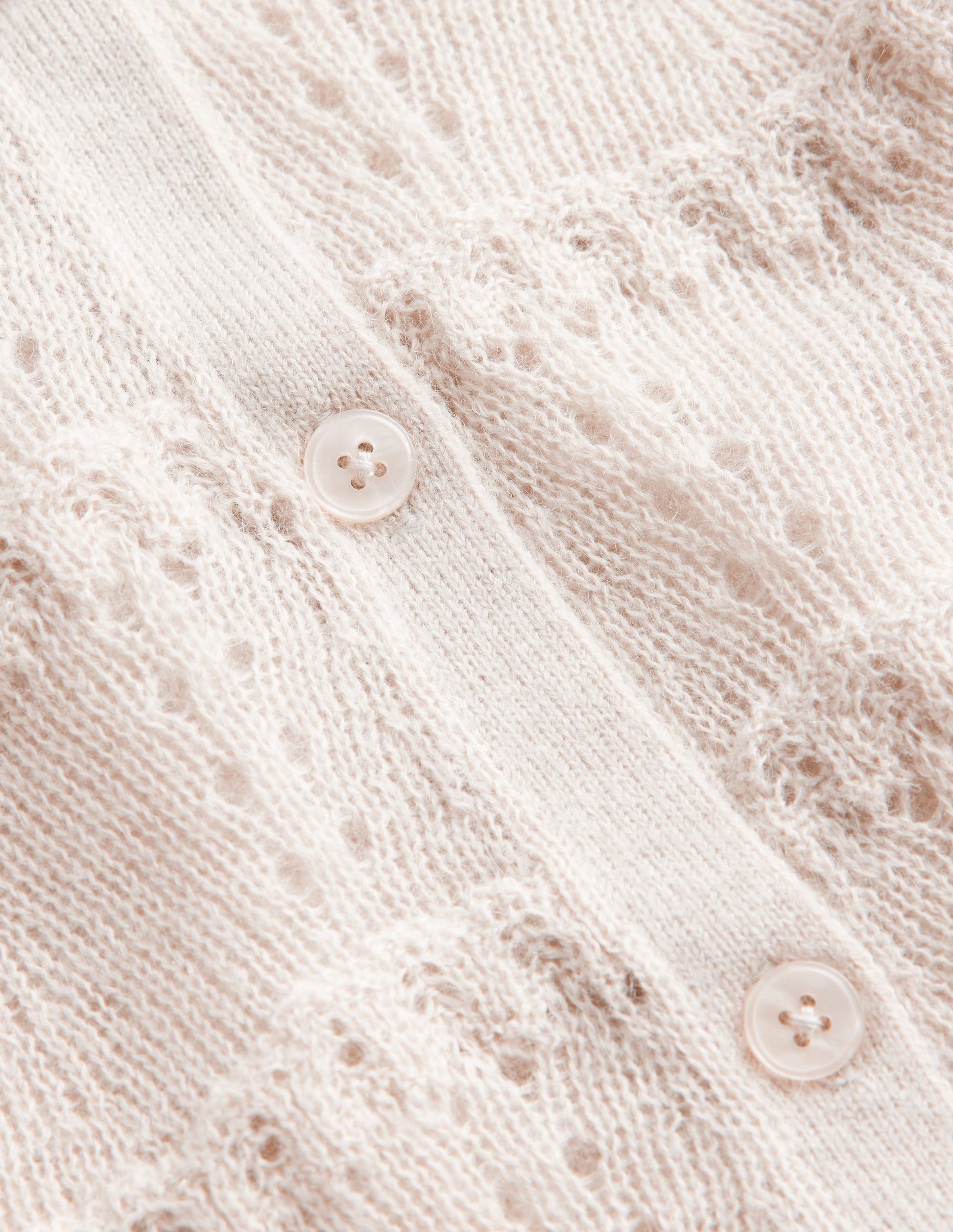 Fluffy Pointelle Cardigan-Vanilla-6