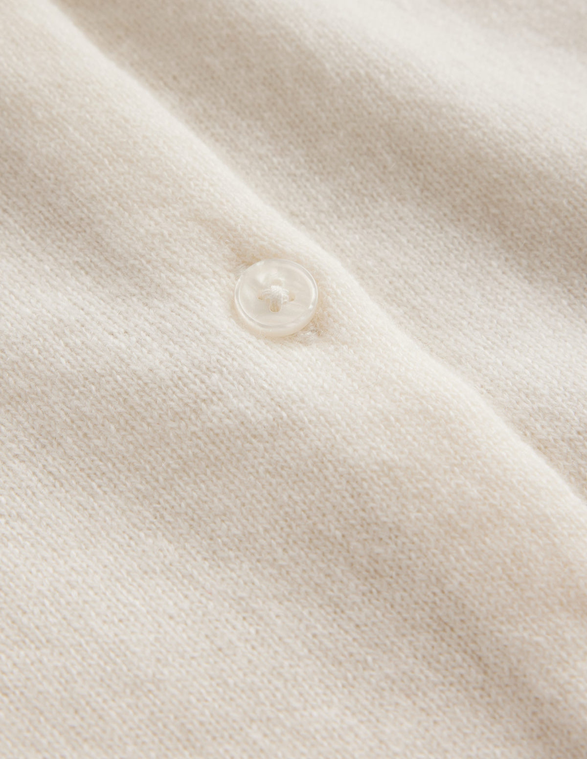 Eva Cashmere Cropped Cardigan-Warm Ivory - Image 6