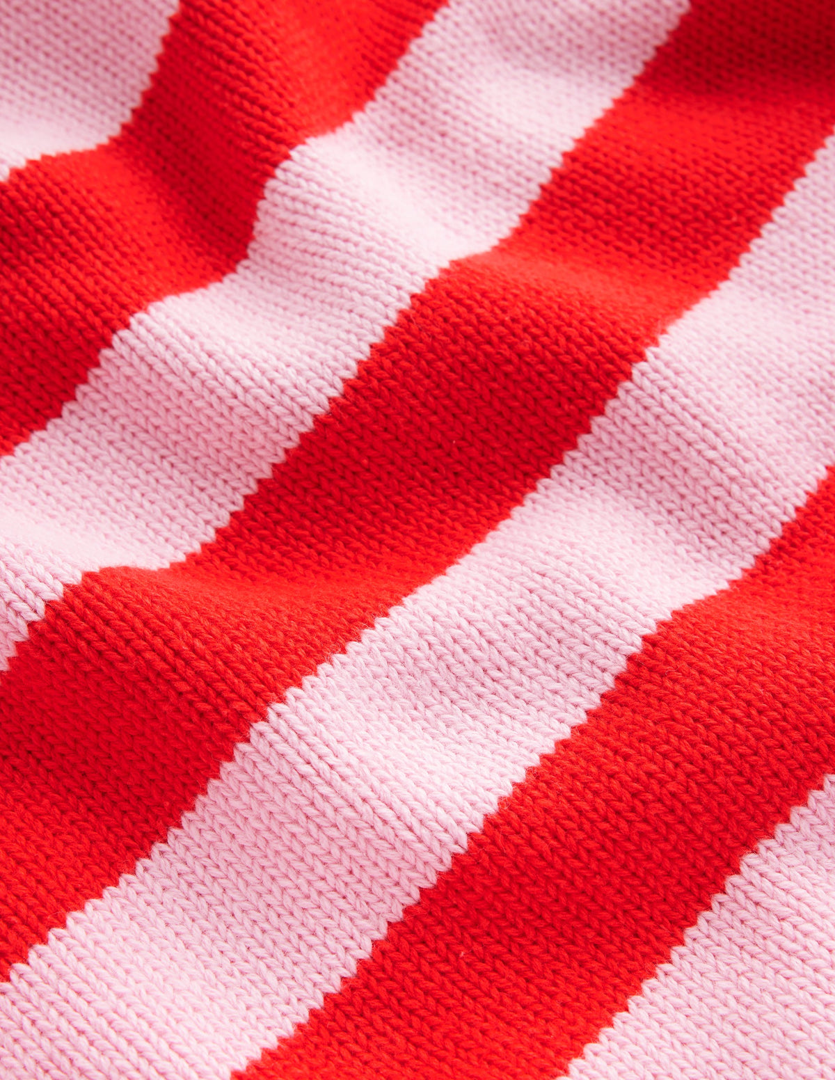 Hotch Potch Cotton Jumper-Blossom Pink, Flamenco Red - Image 6