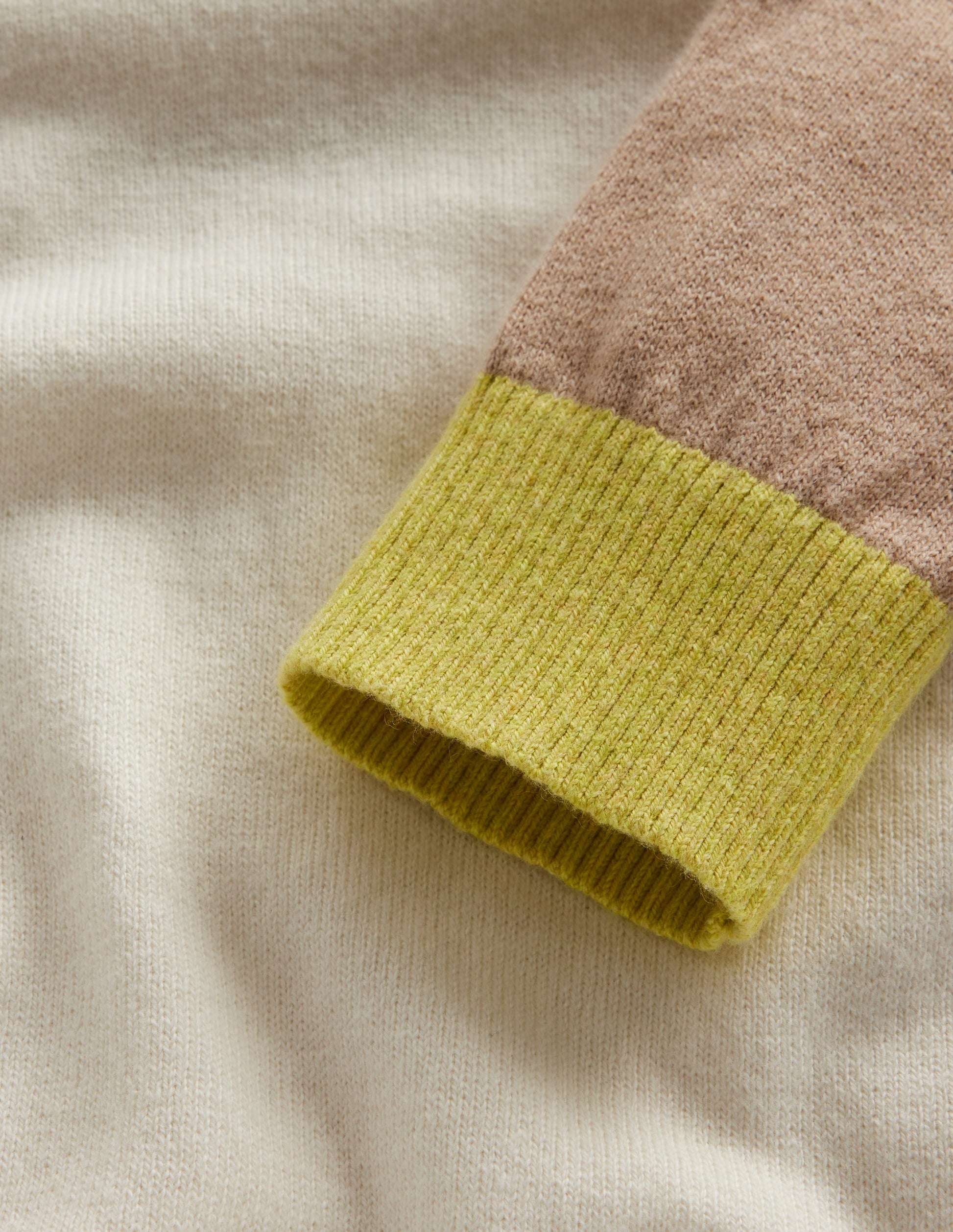 Meg Raglan Sleeve Jumper-Ivory, Chinchilla Colourblock-6