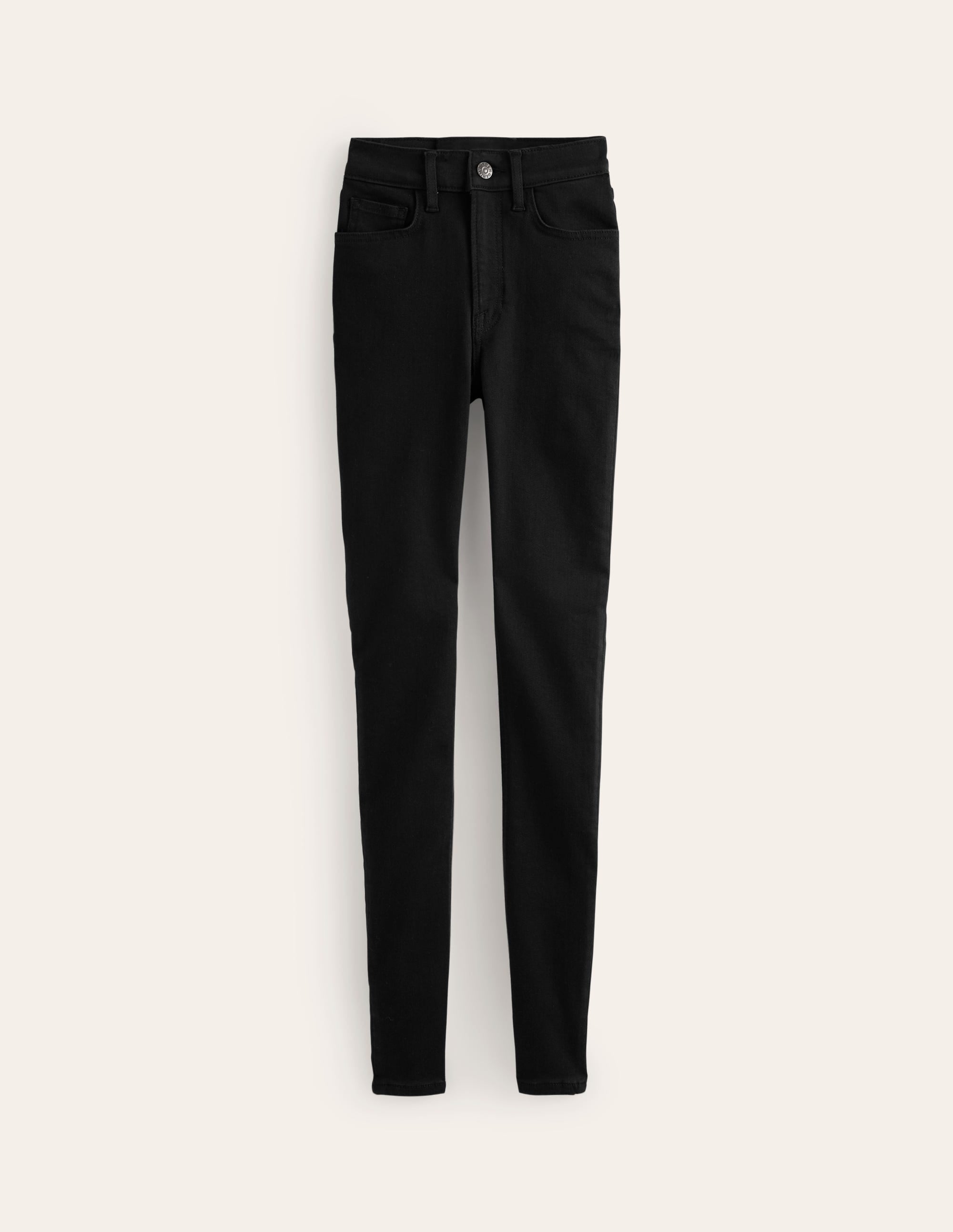 High Rise Skinny Jeans-Black - Image 6