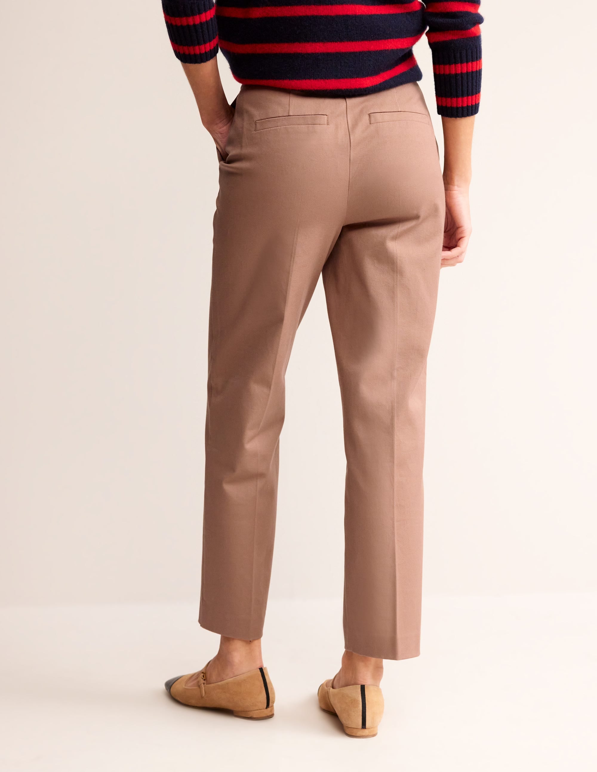 Kew Bi-Stretch Trousers-Light Caramel - Image 3