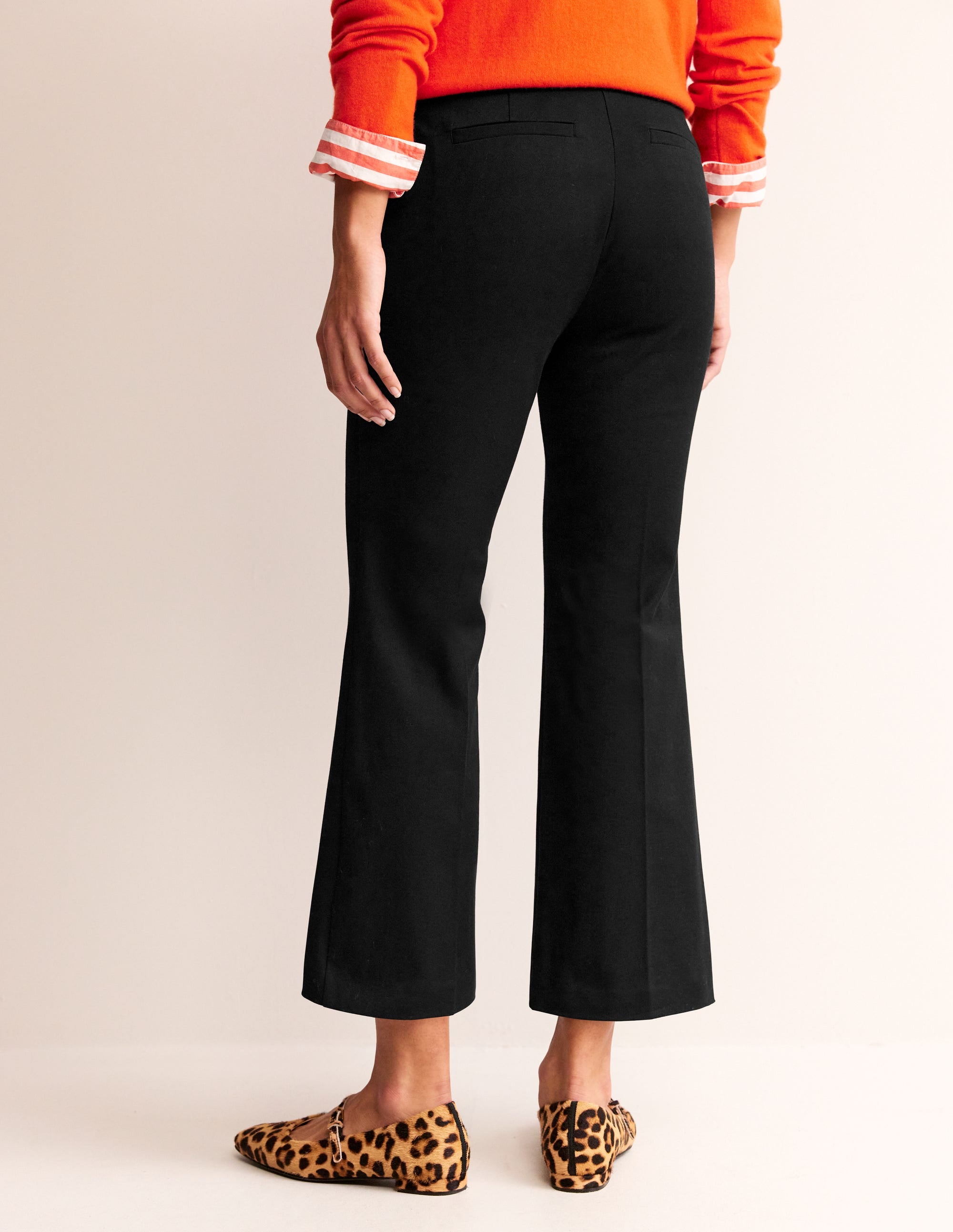 Chelsea Bi-stretch Trousers-Black - Image 3
