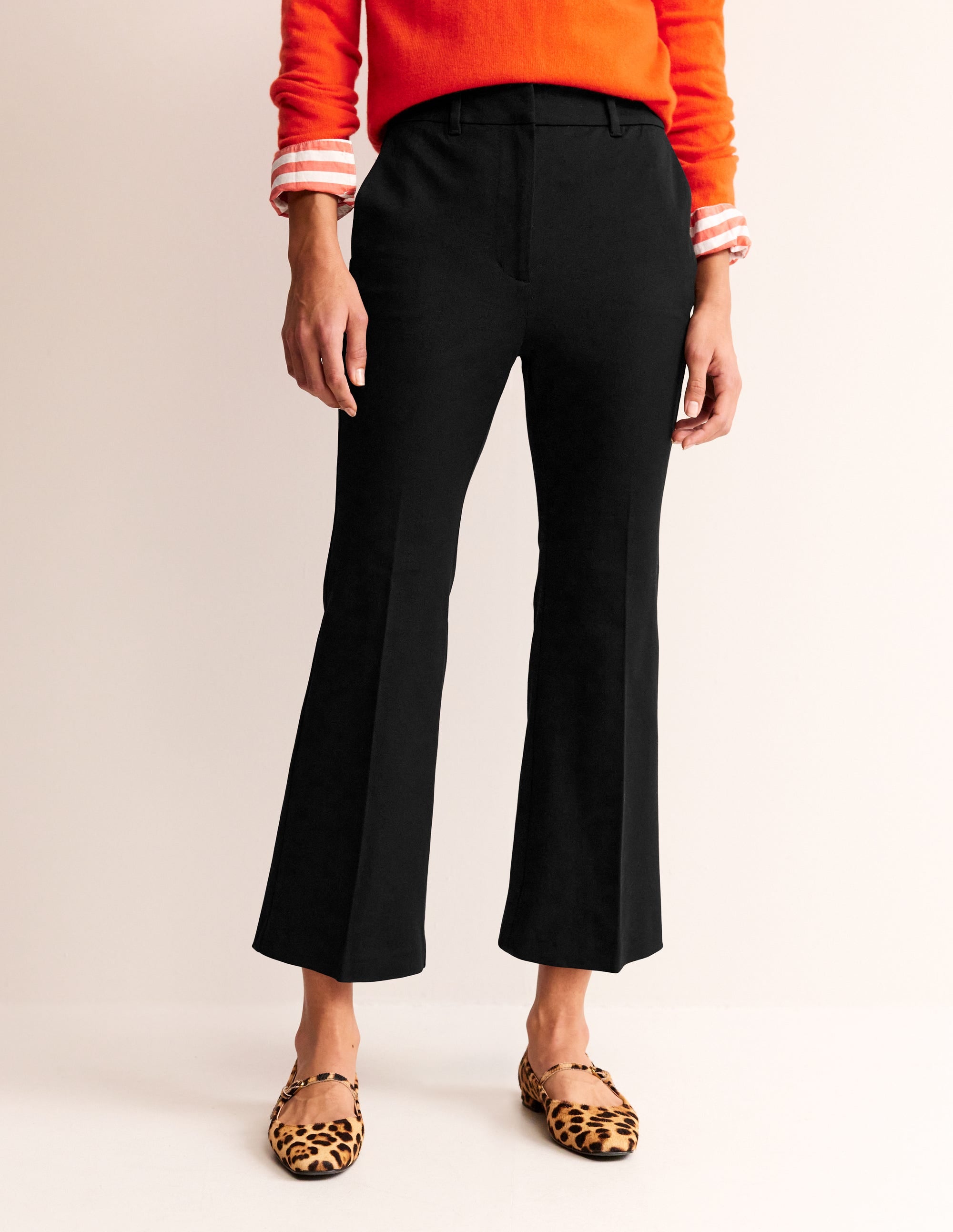 Chelsea Bi-stretch Trousers-Black - Image 4