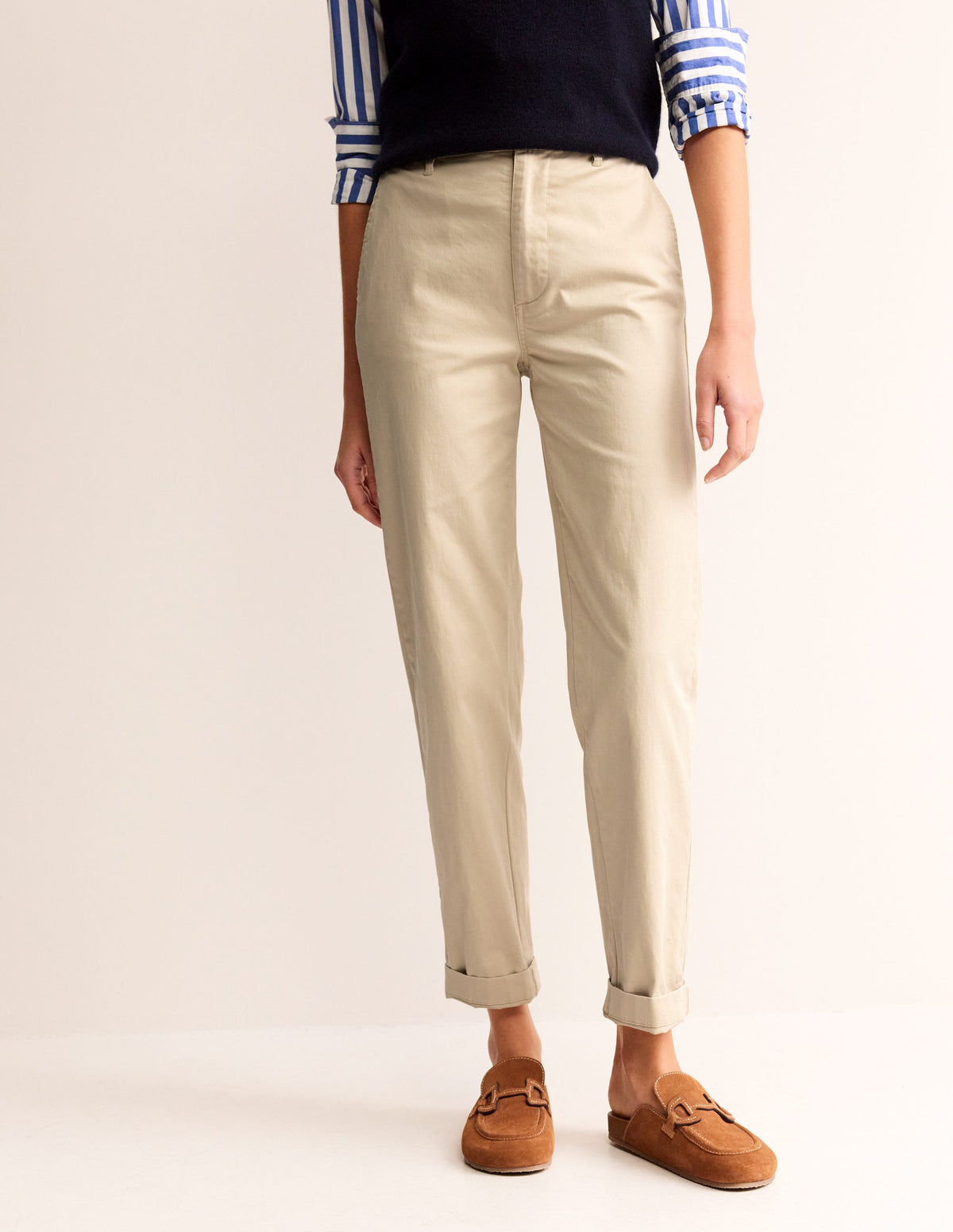 Barnsbury Chino Trousers-Neutral - Image 4