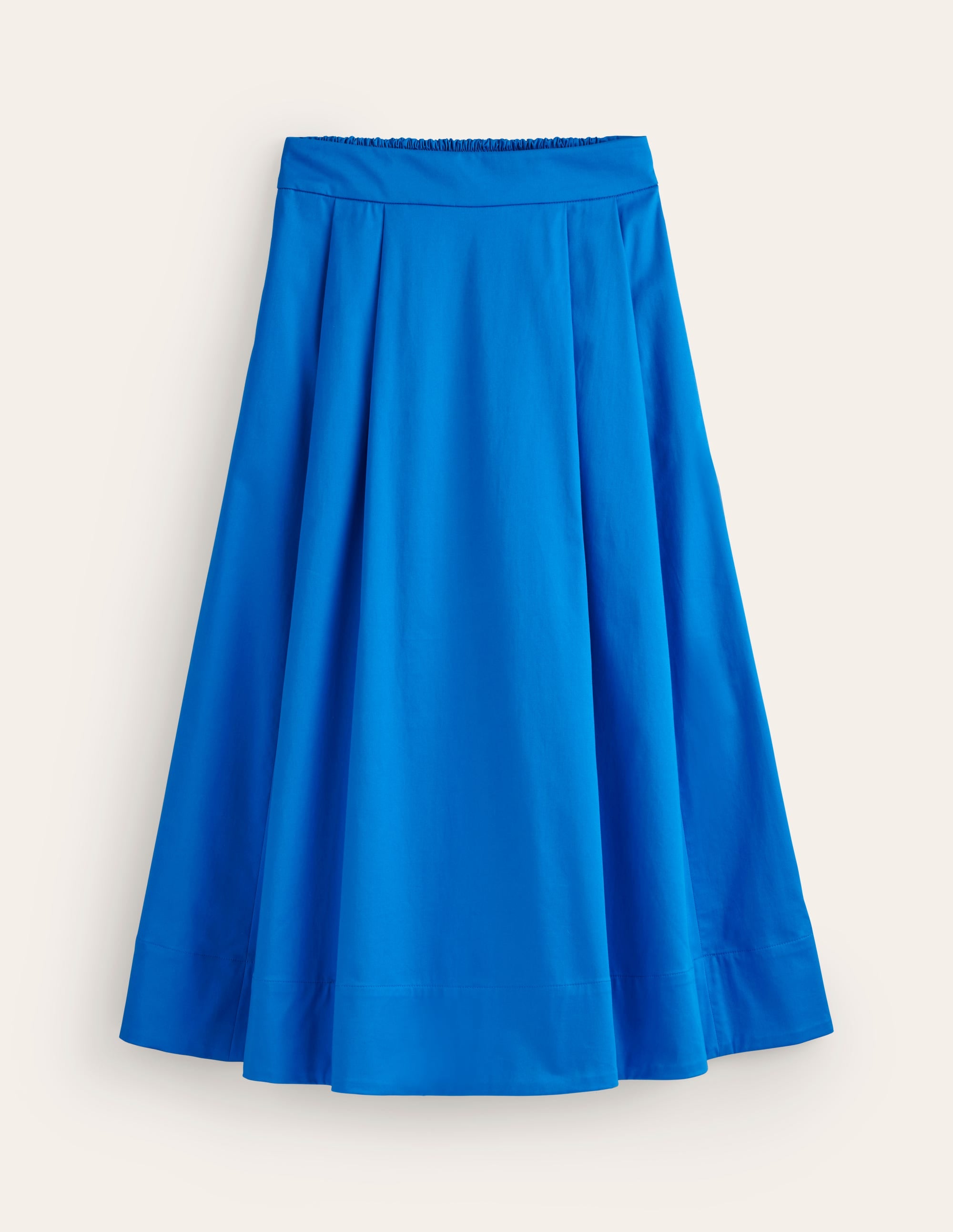 Isabella Cotton Sateen Skirt-Brilliant Blue - Image 5