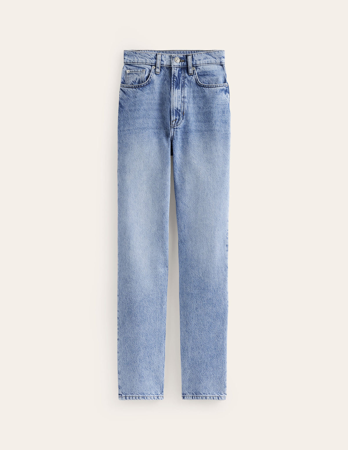 High Rise Straight Jeans-Light Vintage - Image 7