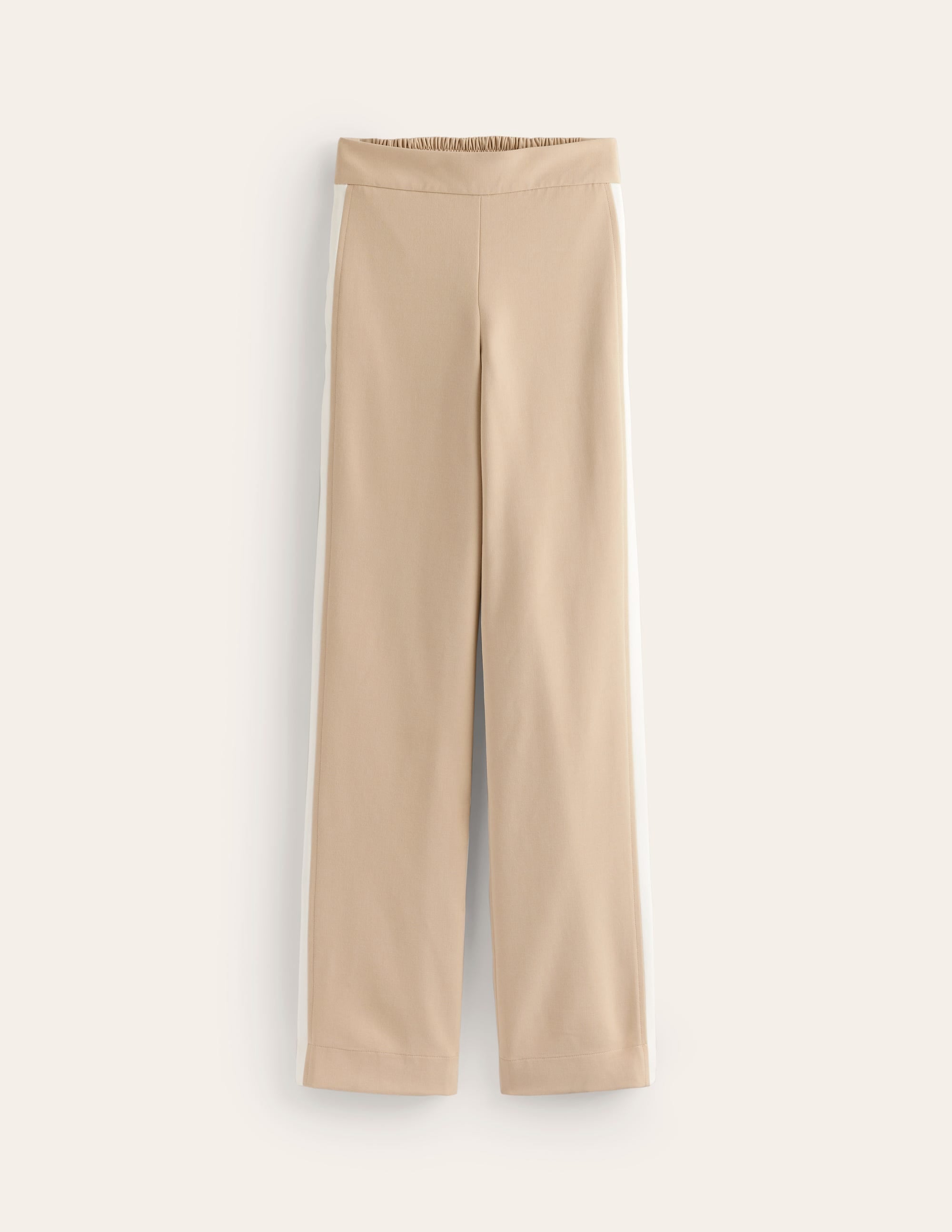 Pull On Side Stripe Trousers-Neutral - Image 6