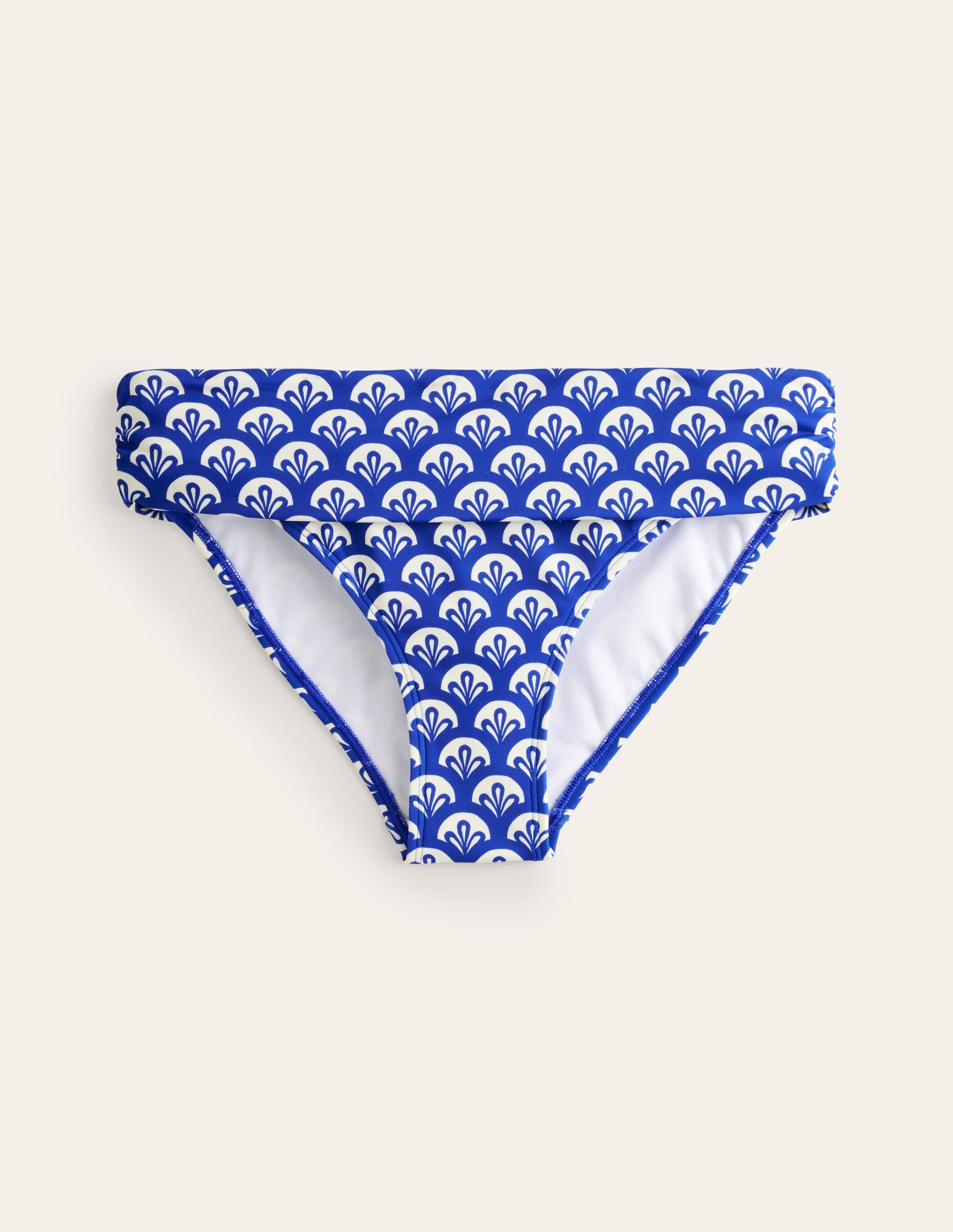 Classic Fold Bikini Bottoms-Surf The Web, Foliage Geo - Image 5