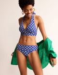 Classic Fold Bikini Bottoms-Surf The Web, Foliage Geo